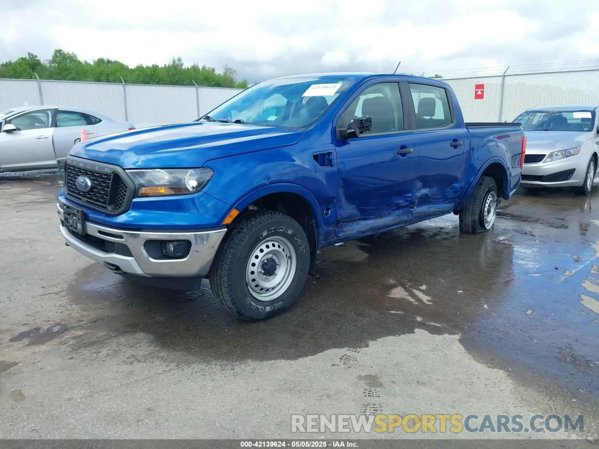 2 fotografías del automóvil dañado 1FTER4FH0KLB20351 FORD RANGER 2019