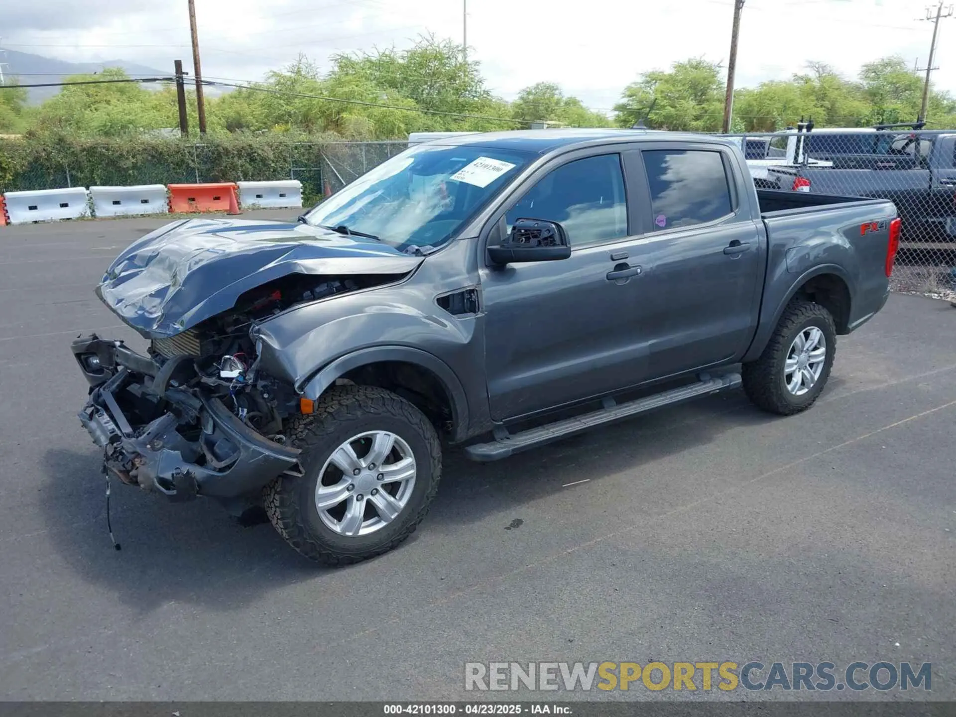 2 fotografías del automóvil dañado 1FTER4FH6KLA56851 FORD RANGER 2019