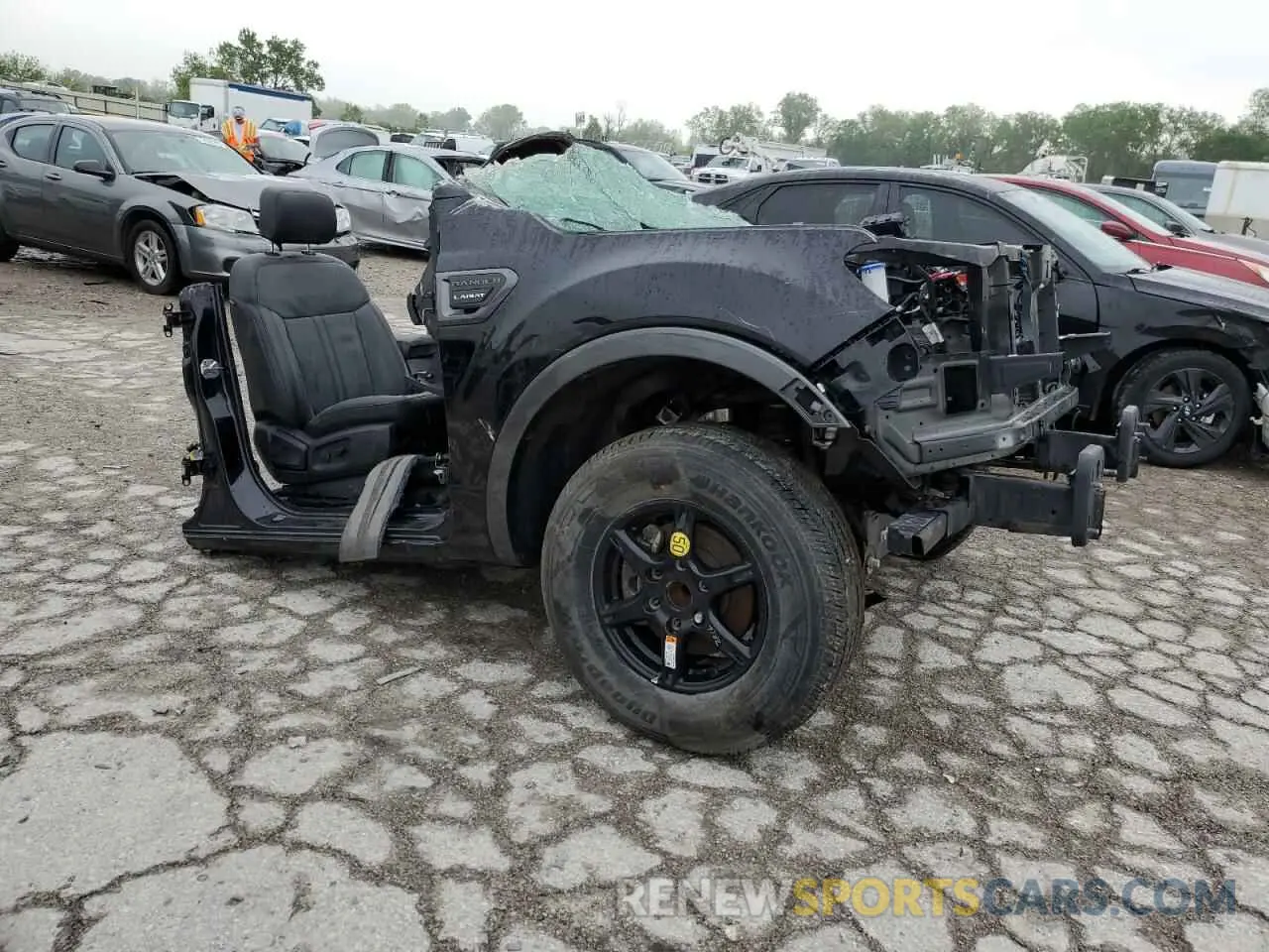 4 fotografías del automóvil dañado 1FTER4FH7KLA13037 FORD RANGER 2019