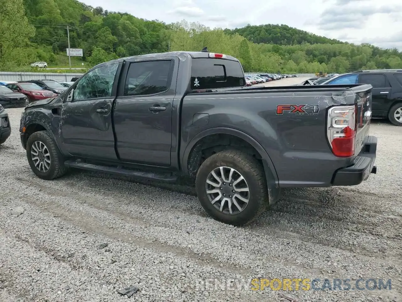 2 fotografías del automóvil dañado 1FTER4FH7KLA19341 FORD RANGER 2019