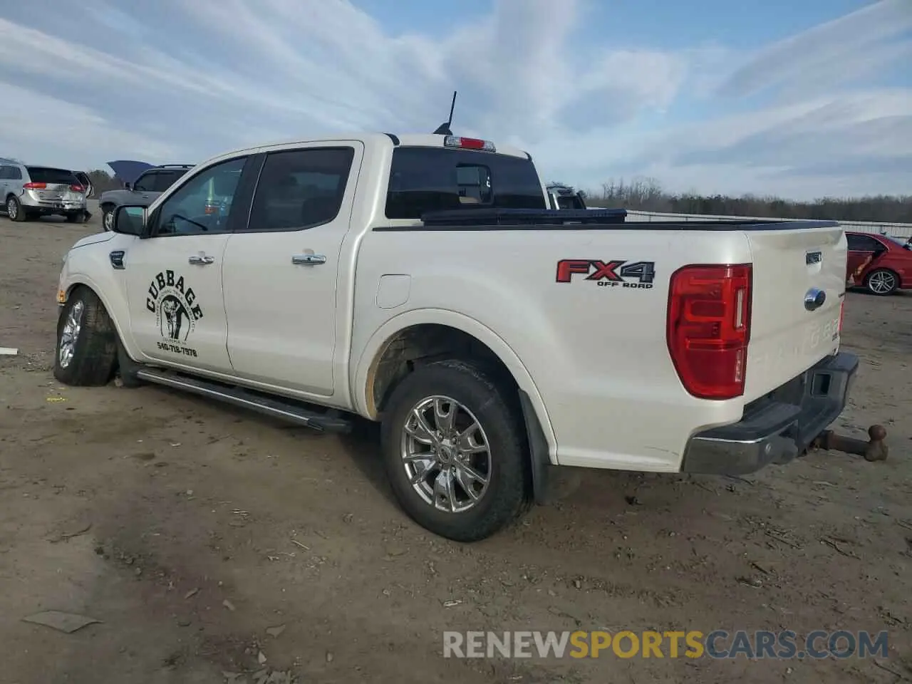2 fotografías del automóvil dañado 1FTER4FHXKLA44508 FORD RANGER 2019