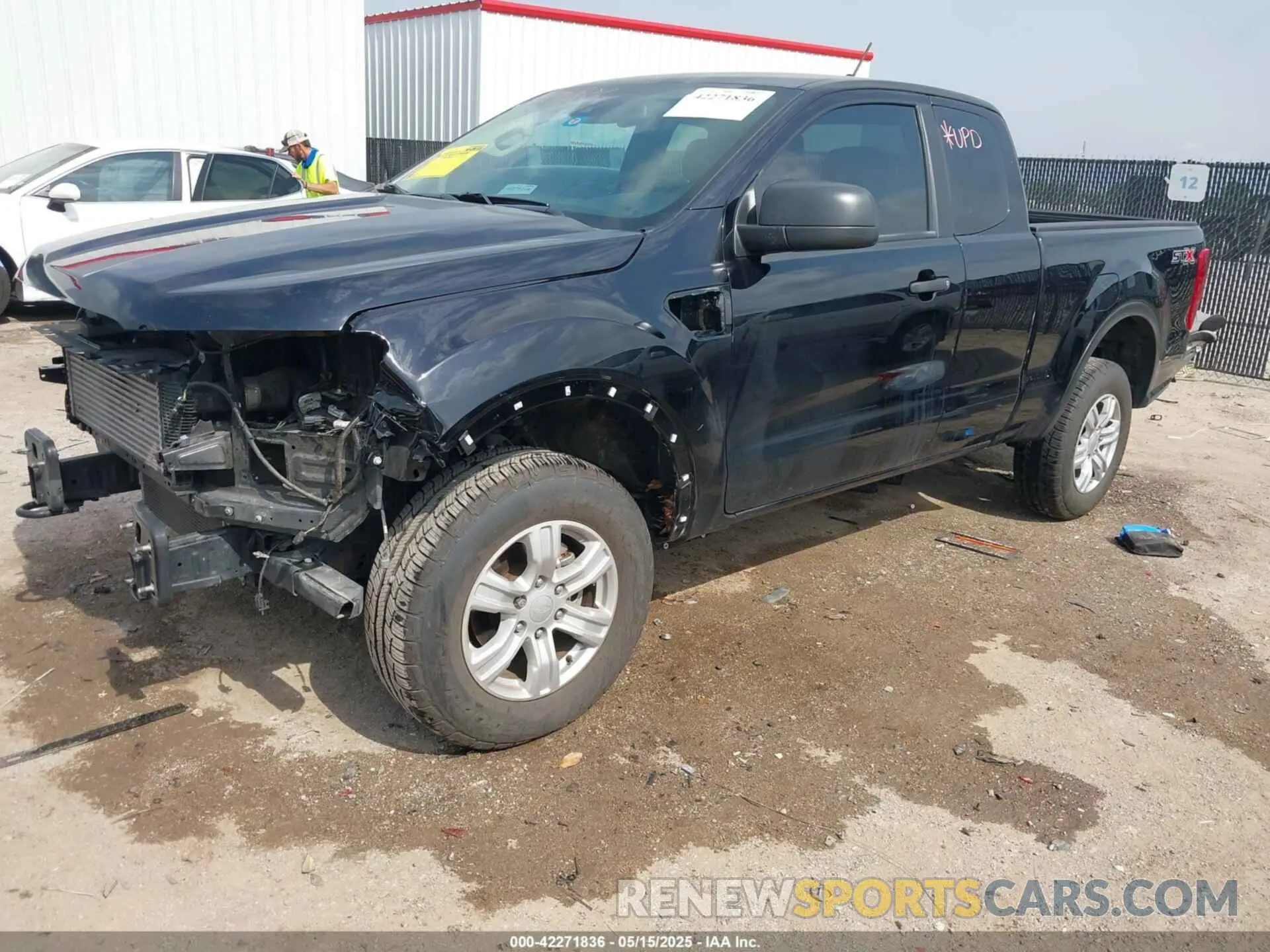 2 fotografías del automóvil dañado 1FTER1EH1LLA93047 FORD RANGER 2020