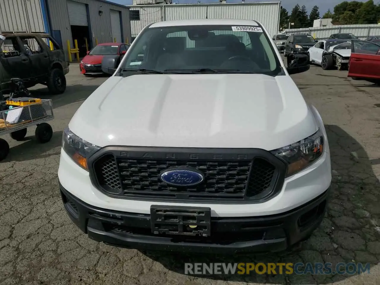 5 fotografías del automóvil dañado 1FTER1EH2LLA39319 FORD RANGER 2020