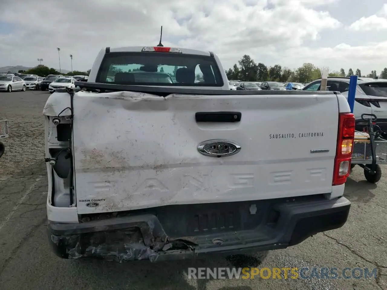 6 fotografías del automóvil dañado 1FTER1EH2LLA39319 FORD RANGER 2020