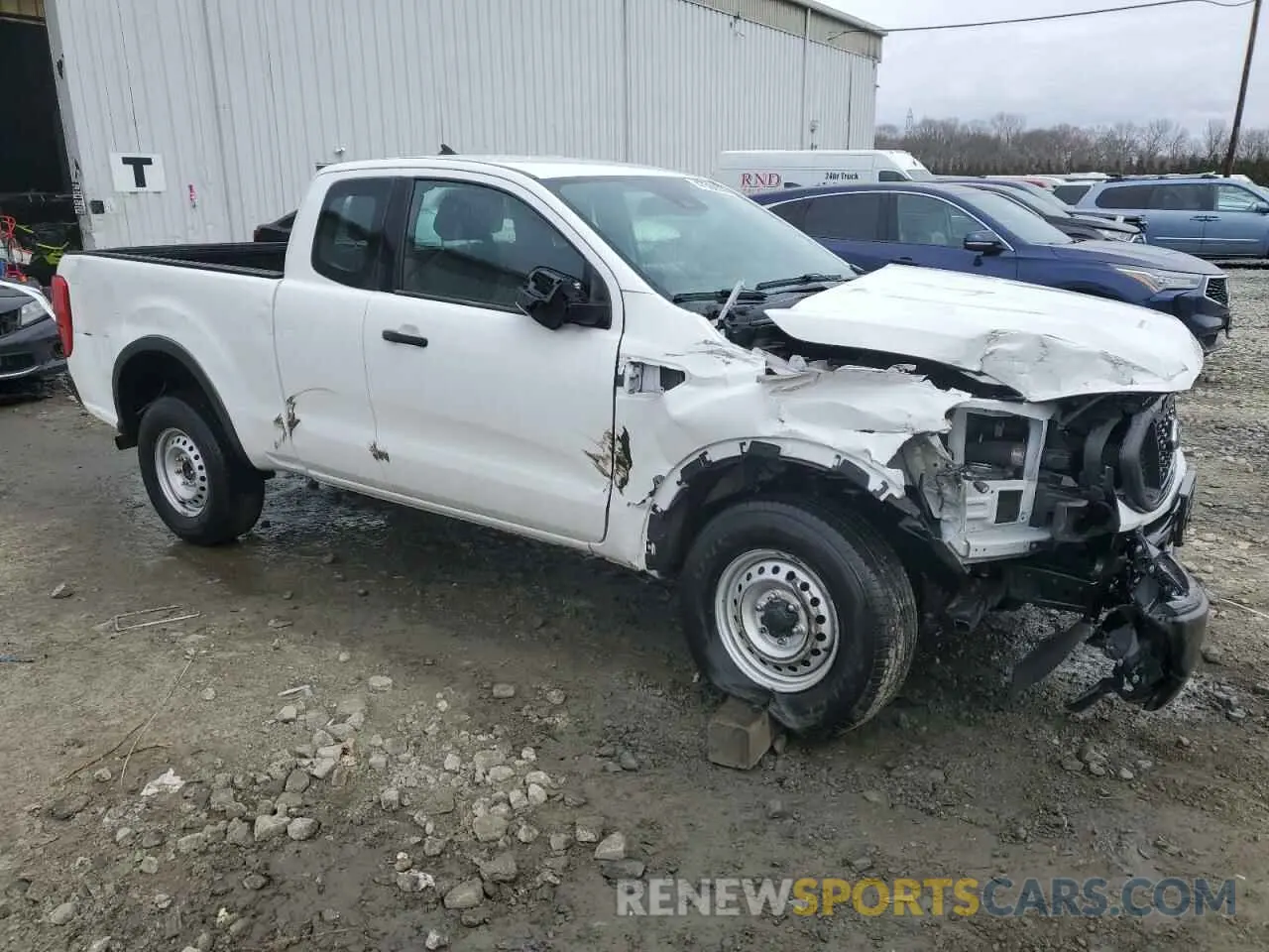 4 fotografías del automóvil dañado 1FTER1EH7LLA78326 FORD RANGER 2020