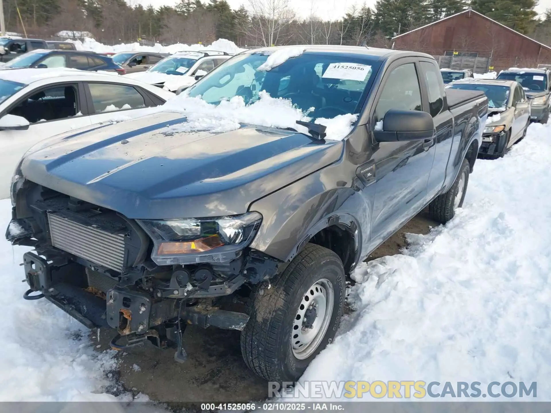 2 fotografías del automóvil dañado 1FTER1FH1LLA05063 FORD RANGER 2020