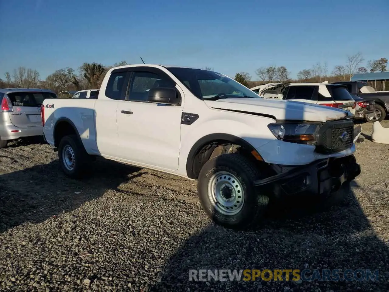 4 fotografías del automóvil dañado 1FTER1FH4LLA44004 FORD RANGER 2020