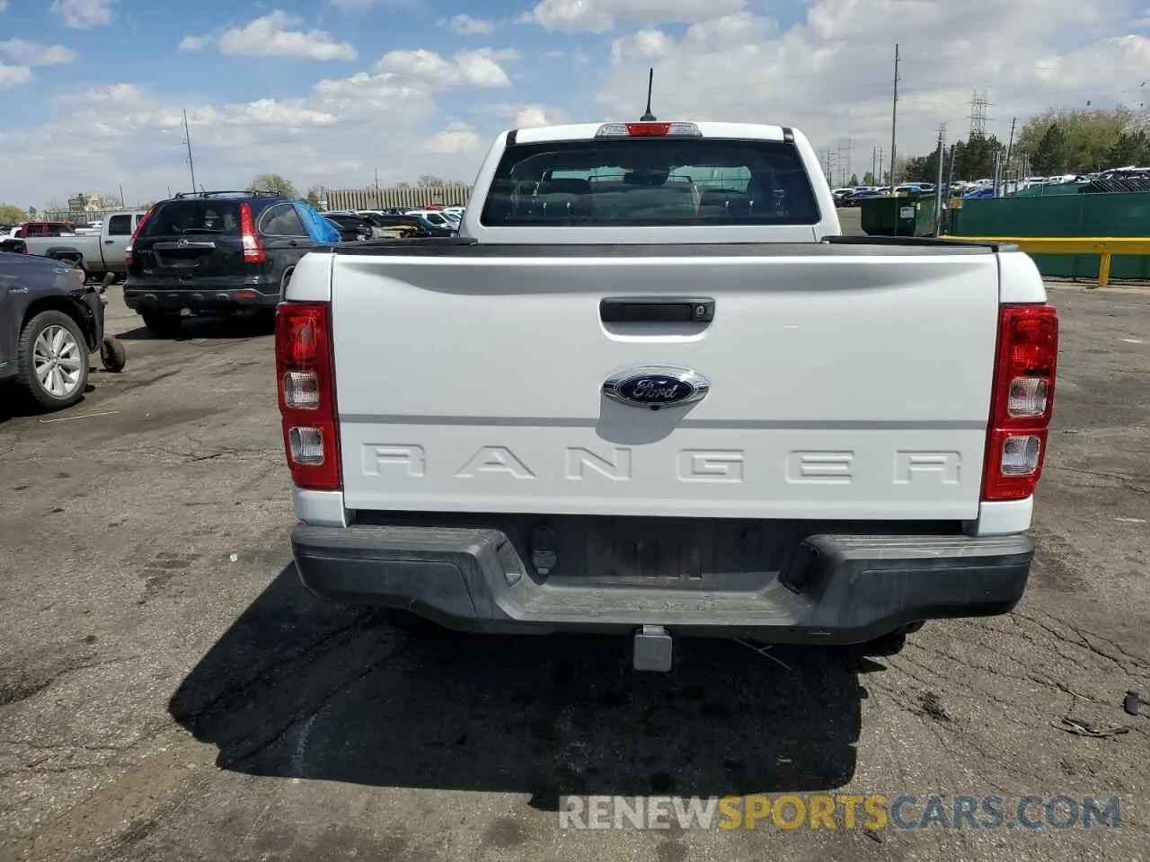 6 fotografías del automóvil dañado 1FTER1FH7LLA08727 FORD RANGER 2020