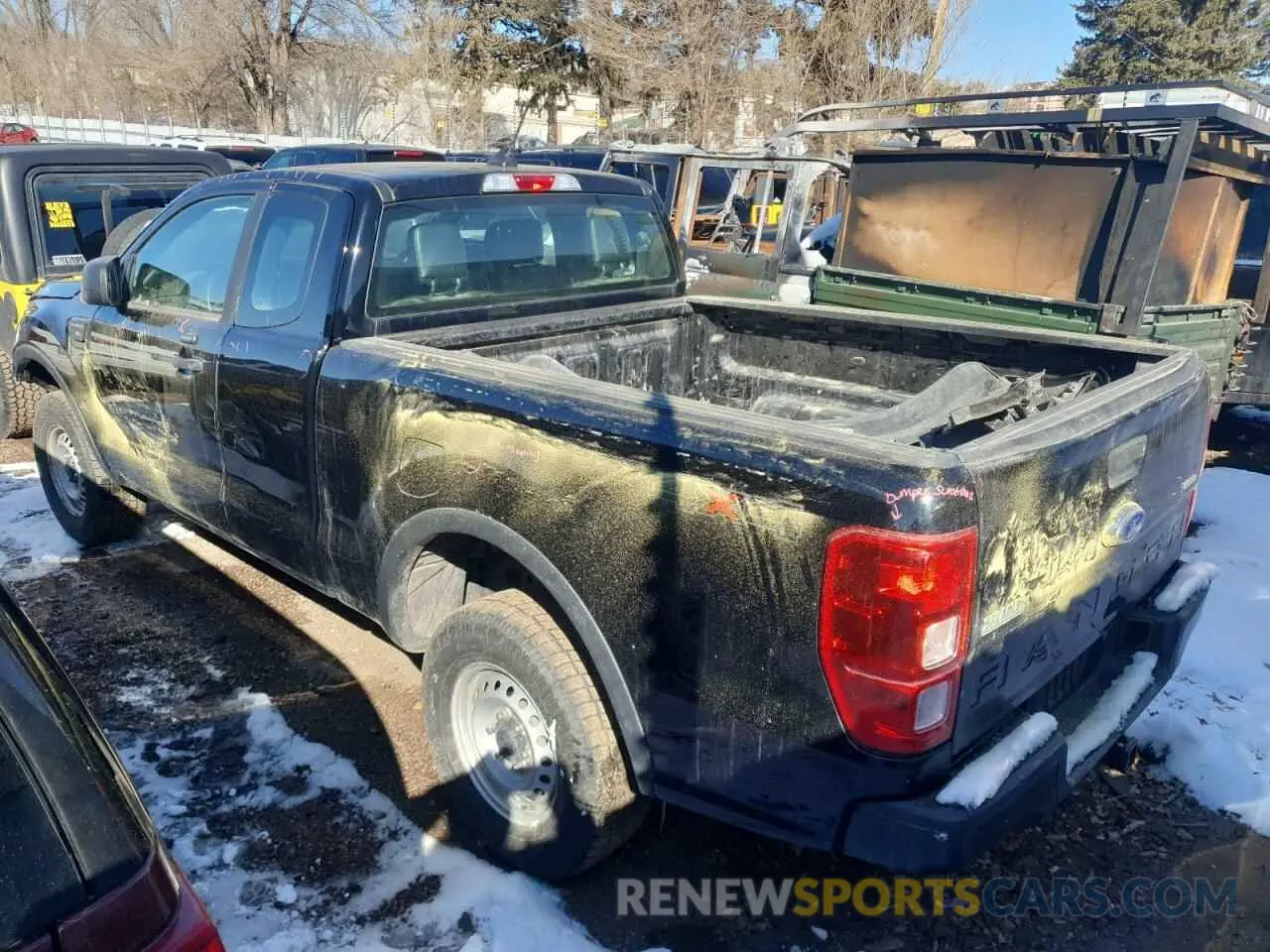 2 fotografías del automóvil dañado 1FTER1FH8LLA33720 FORD RANGER 2020