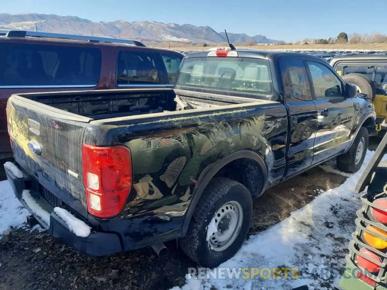 3 fotografías del automóvil dañado 1FTER1FH8LLA33720 FORD RANGER 2020
