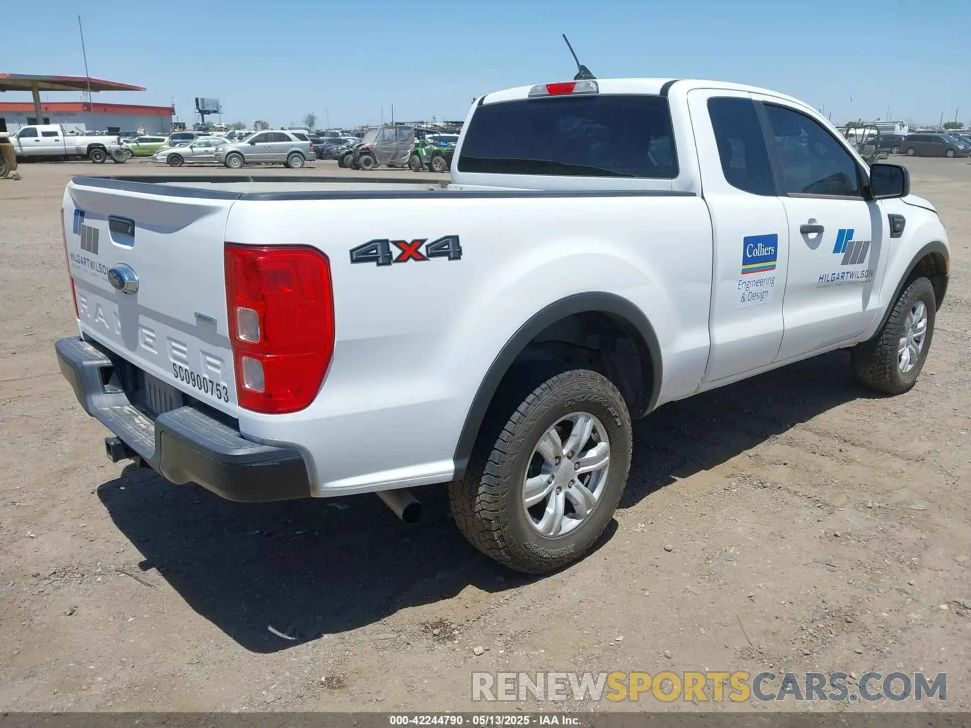 4 fotografías del automóvil dañado 1FTER1FH9LLA26291 FORD RANGER 2020