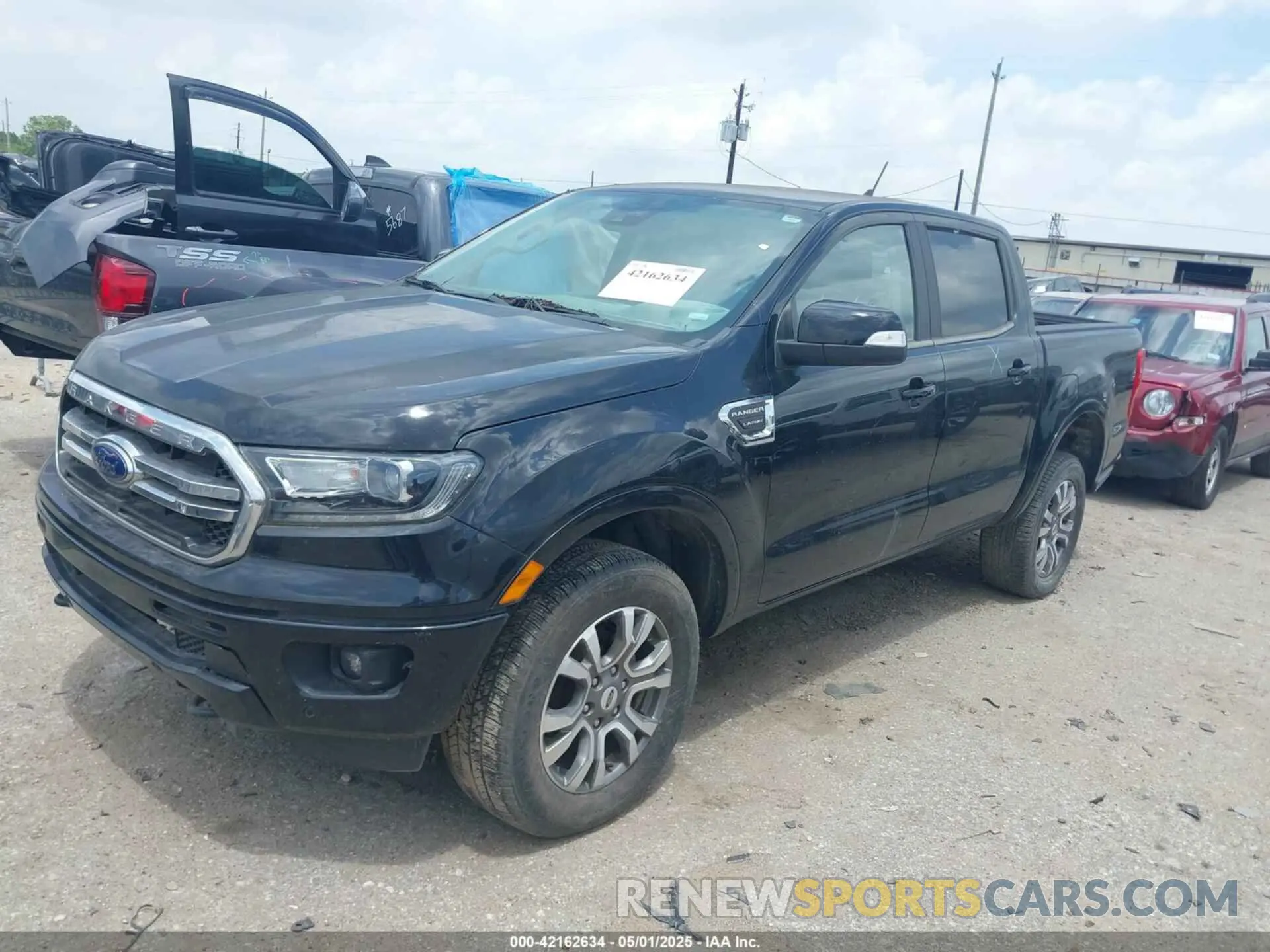 2 fotografías del automóvil dañado 1FTER4EH0LLA09401 FORD RANGER 2020