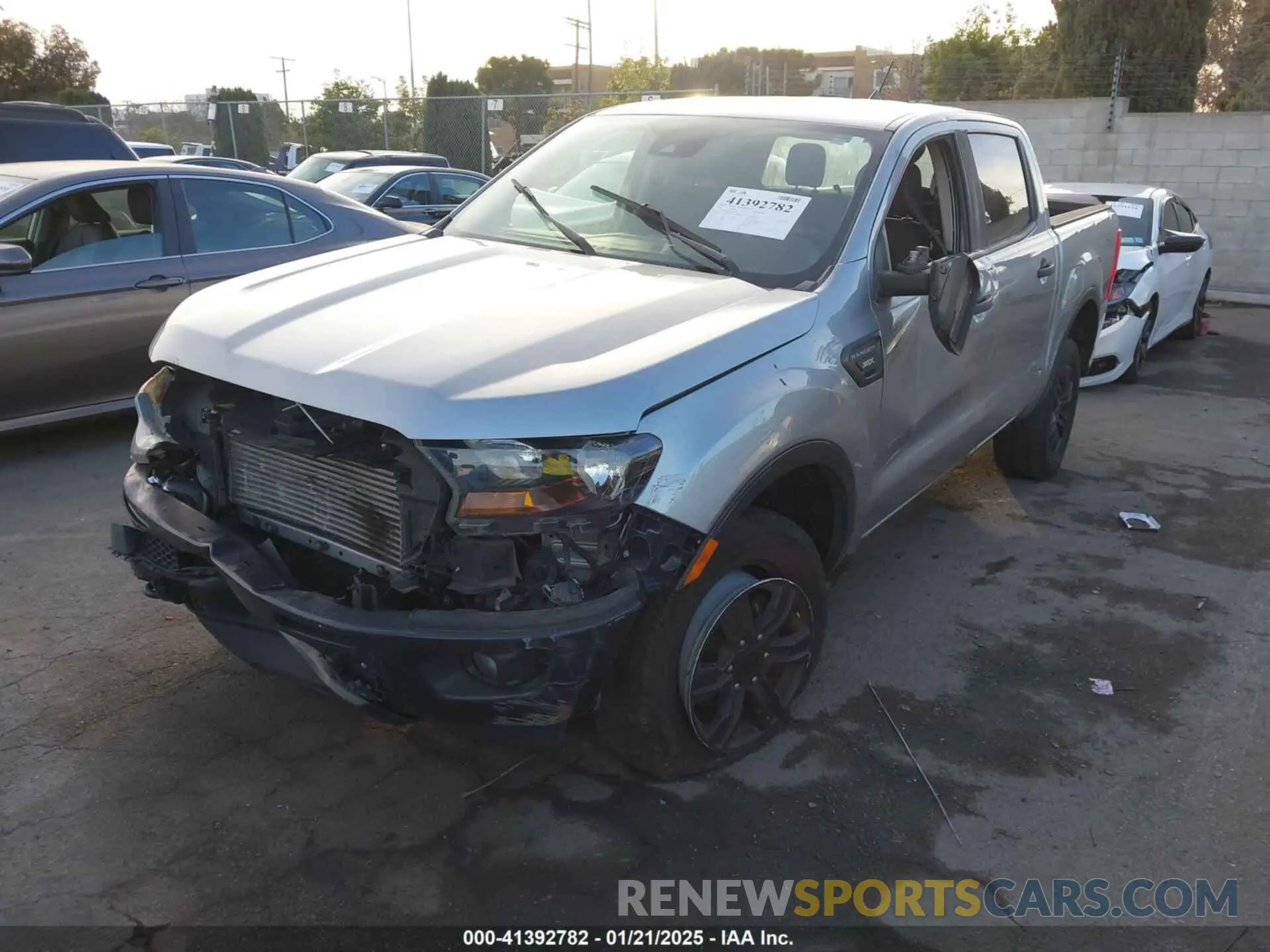 2 fotografías del automóvil dañado 1FTER4EH1LLA58719 FORD RANGER 2020