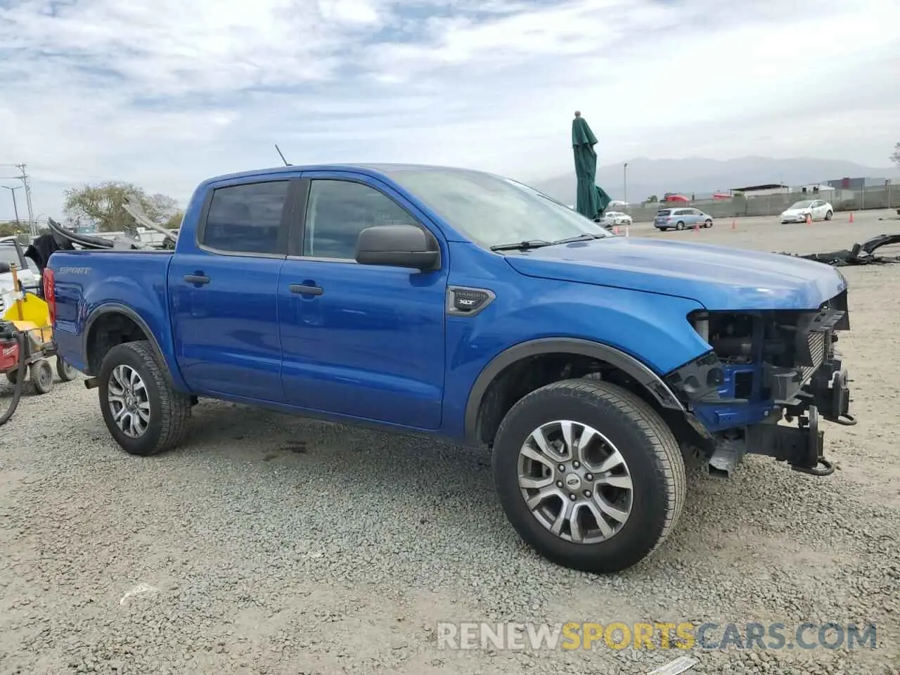 4 fotografías del automóvil dañado 1FTER4EH2LLA25325 FORD RANGER 2020