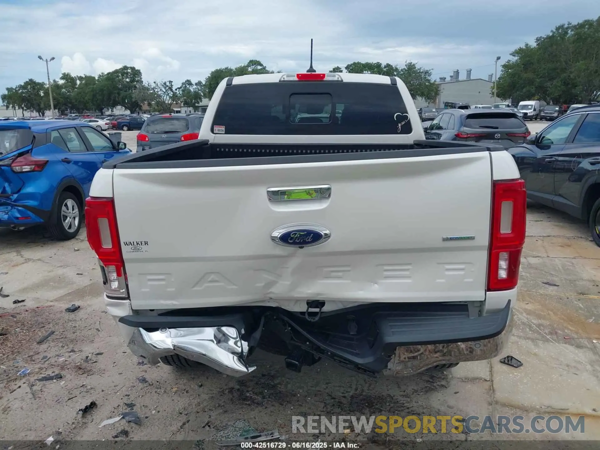 16 fotografías del automóvil dañado 1FTER4EH2LLA37507 FORD RANGER 2020