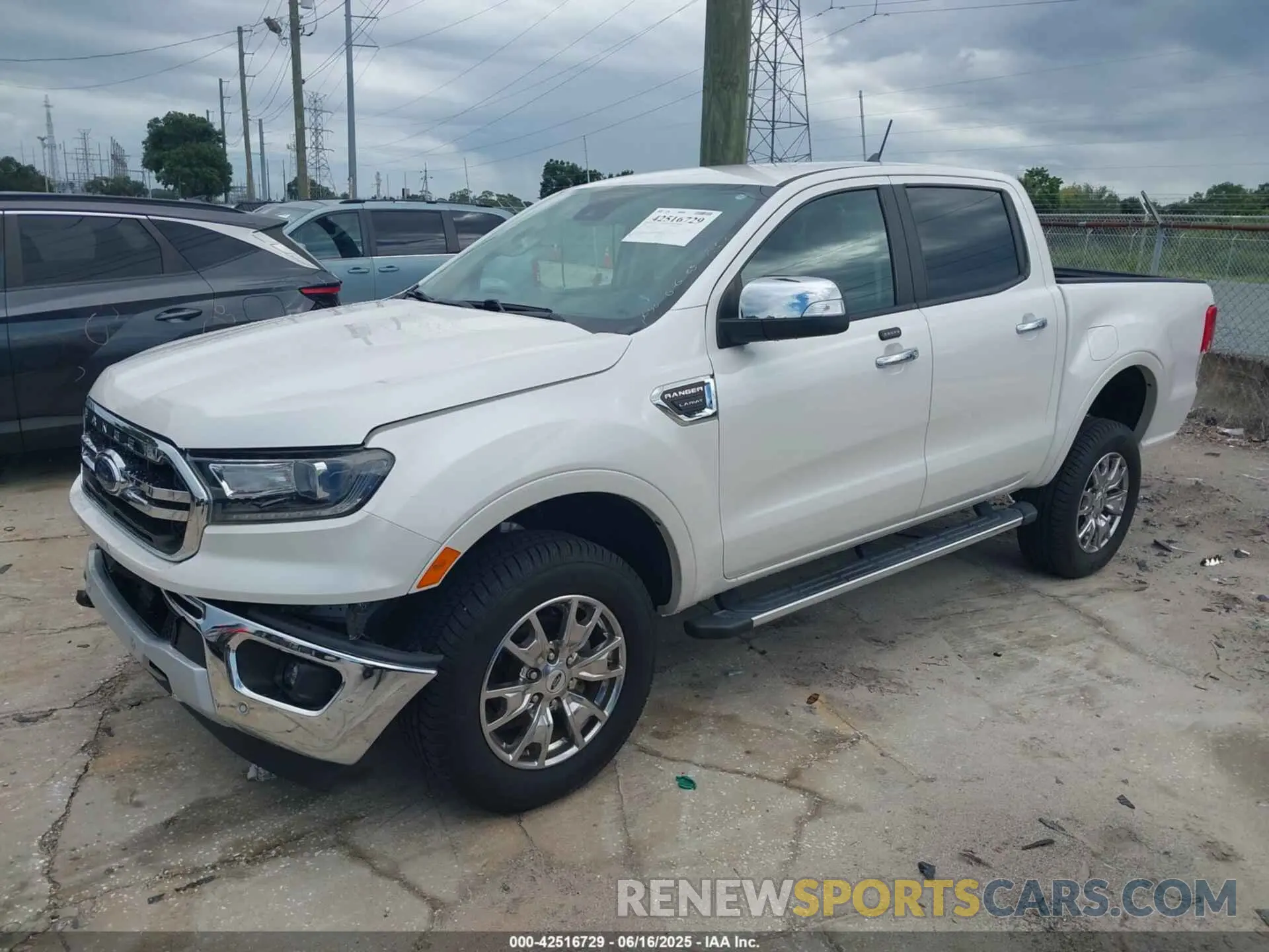 2 fotografías del automóvil dañado 1FTER4EH2LLA37507 FORD RANGER 2020