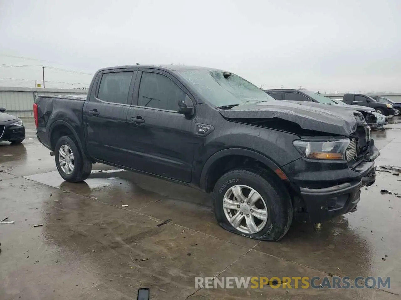 4 fotografías del automóvil dañado 1FTER4EH2LLA44876 FORD RANGER 2020