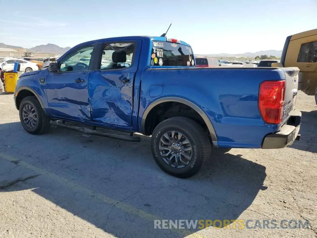 2 fotografías del automóvil dañado 1FTER4EH3LLA20781 FORD RANGER 2020