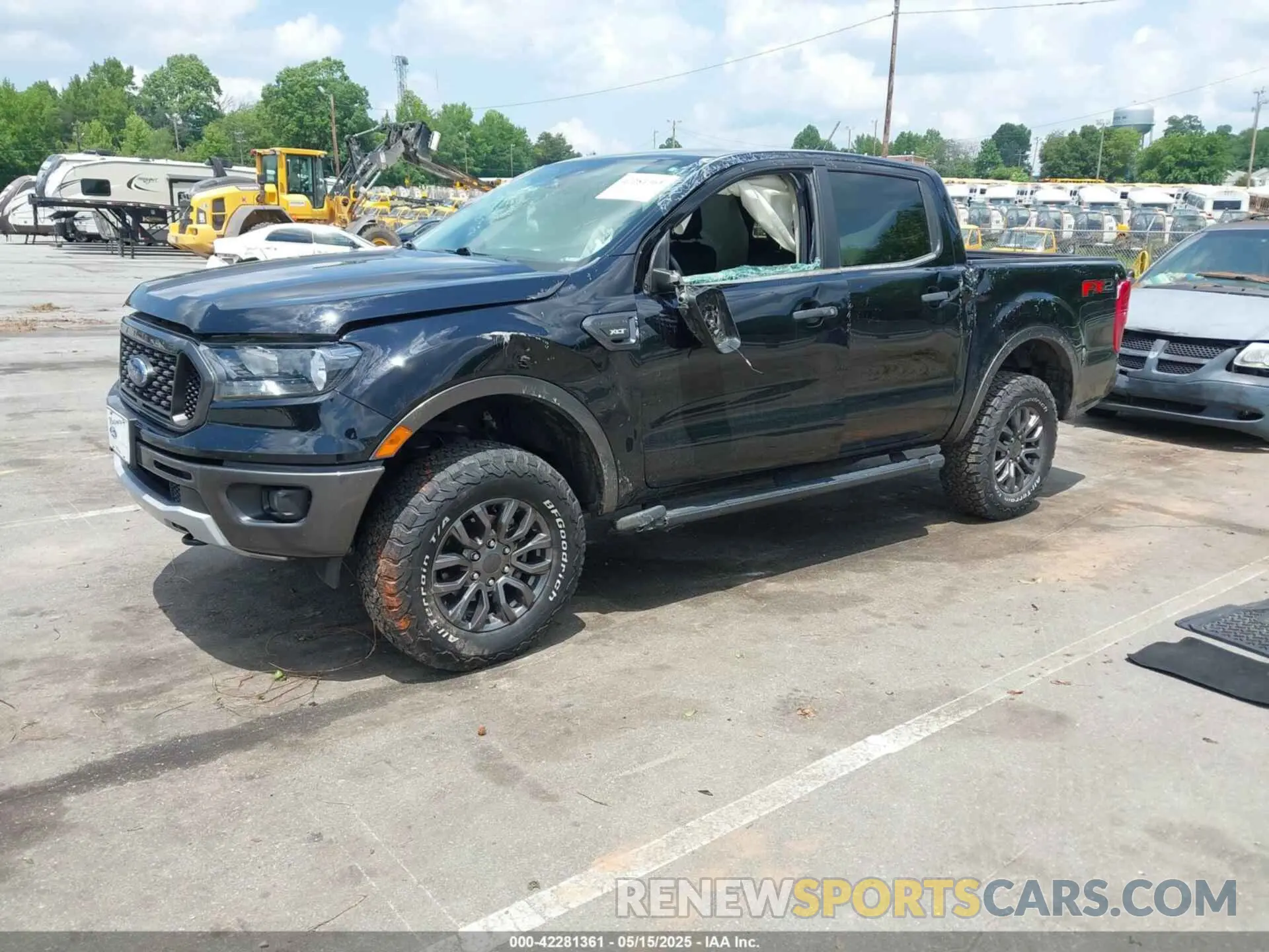 2 fotografías del automóvil dañado 1FTER4EH4LLA60352 FORD RANGER 2020
