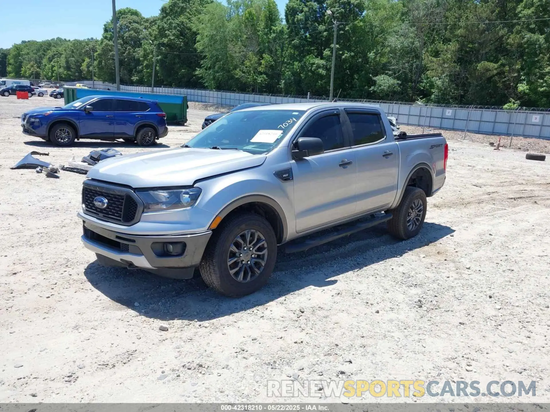 2 fotografías del automóvil dañado 1FTER4EH4LLA87034 FORD RANGER 2020