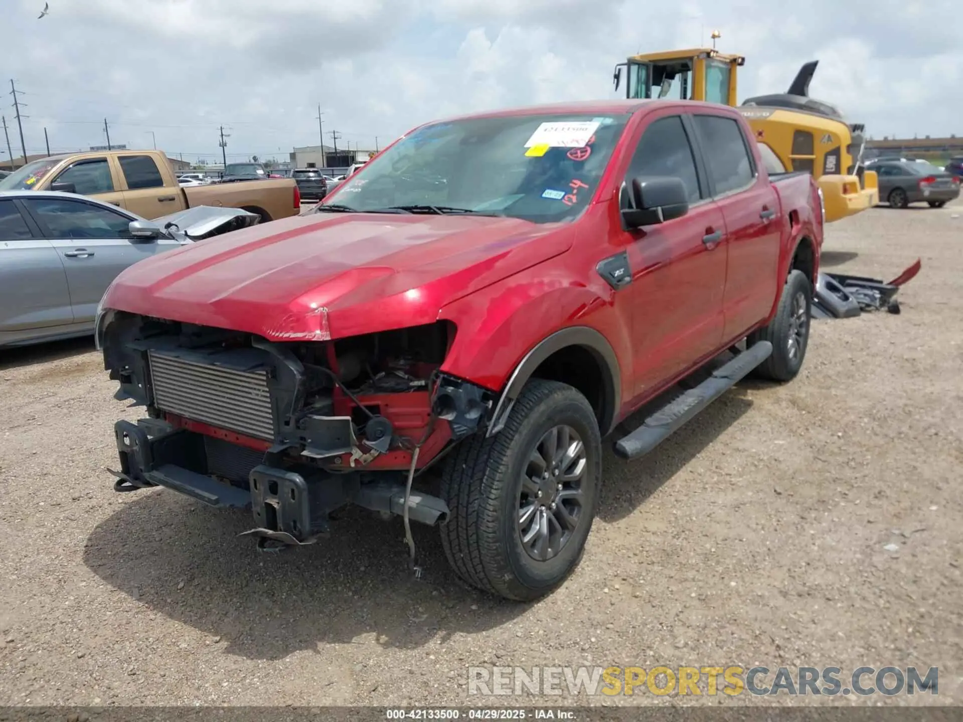 2 fotografías del automóvil dañado 1FTER4EH5LLA33547 FORD RANGER 2020