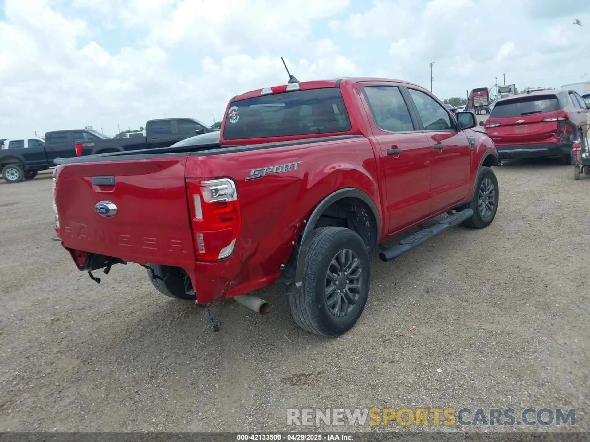 4 fotografías del automóvil dañado 1FTER4EH5LLA33547 FORD RANGER 2020