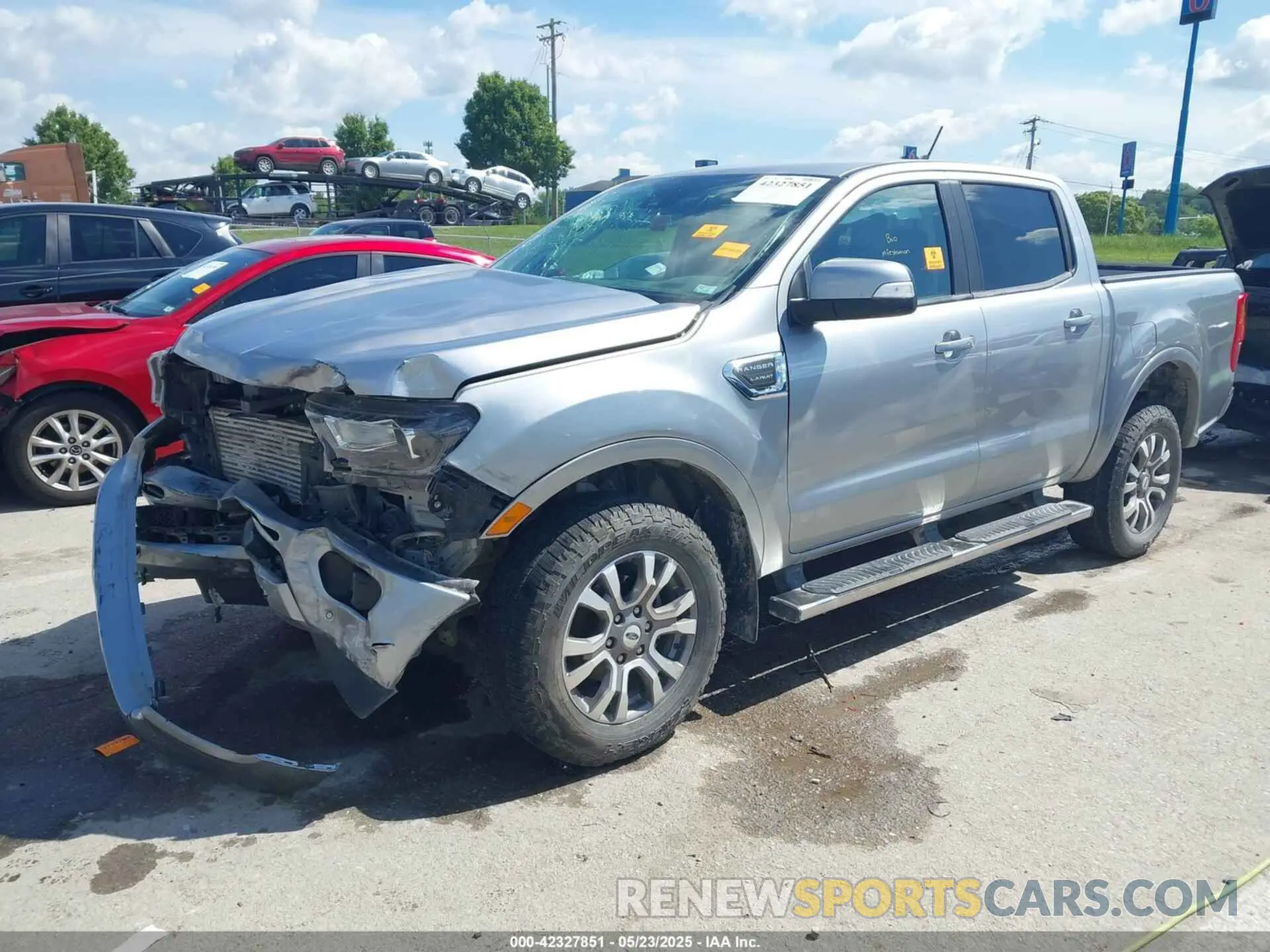 2 fotografías del automóvil dañado 1FTER4EH7LLA04194 FORD RANGER 2020