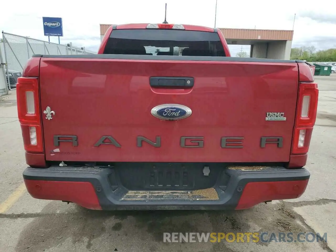6 fotografías del automóvil dañado 1FTER4EH7LLA13896 FORD RANGER 2020