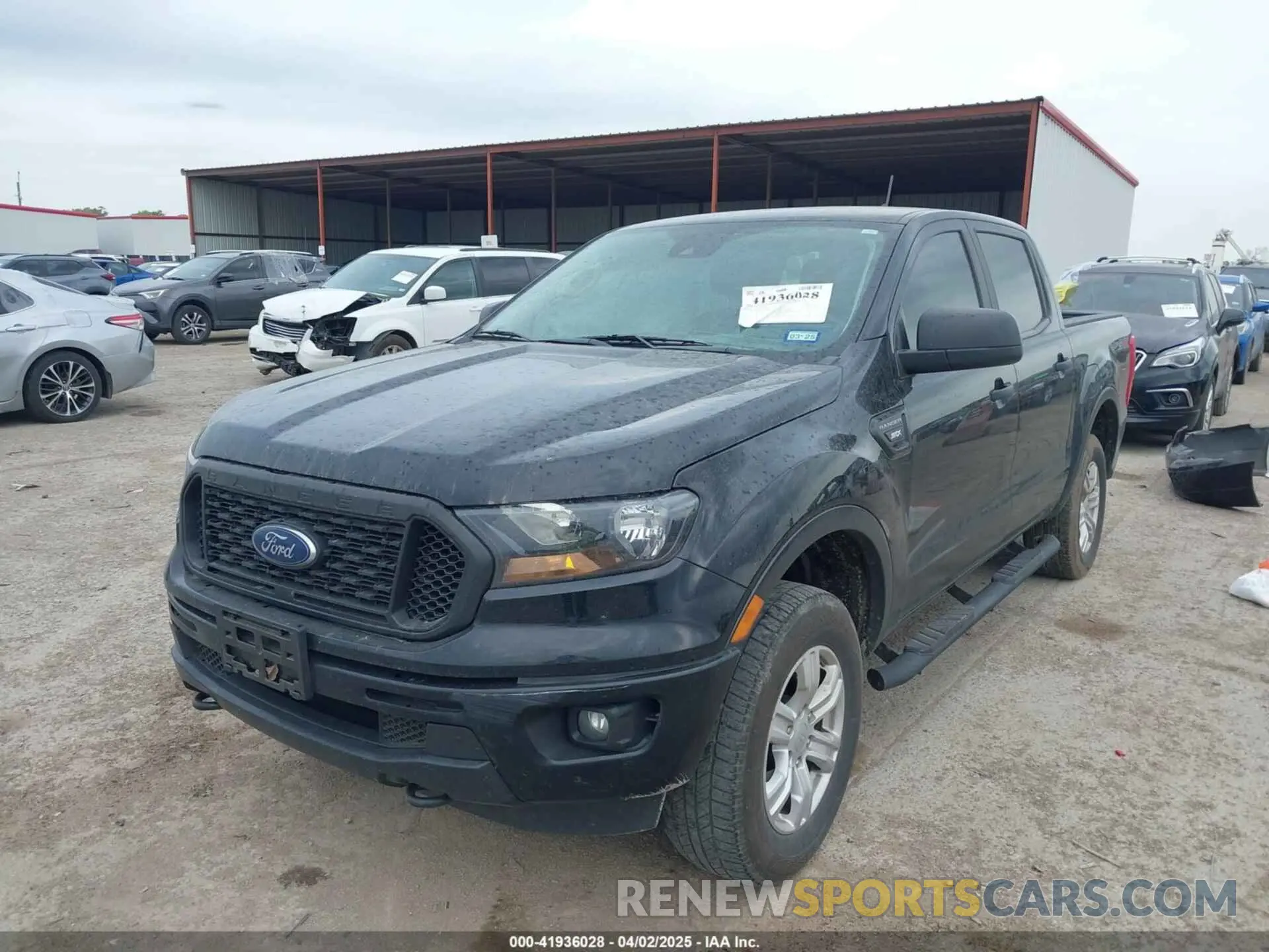 2 fotografías del automóvil dañado 1FTER4EH7LLA63844 FORD RANGER 2020