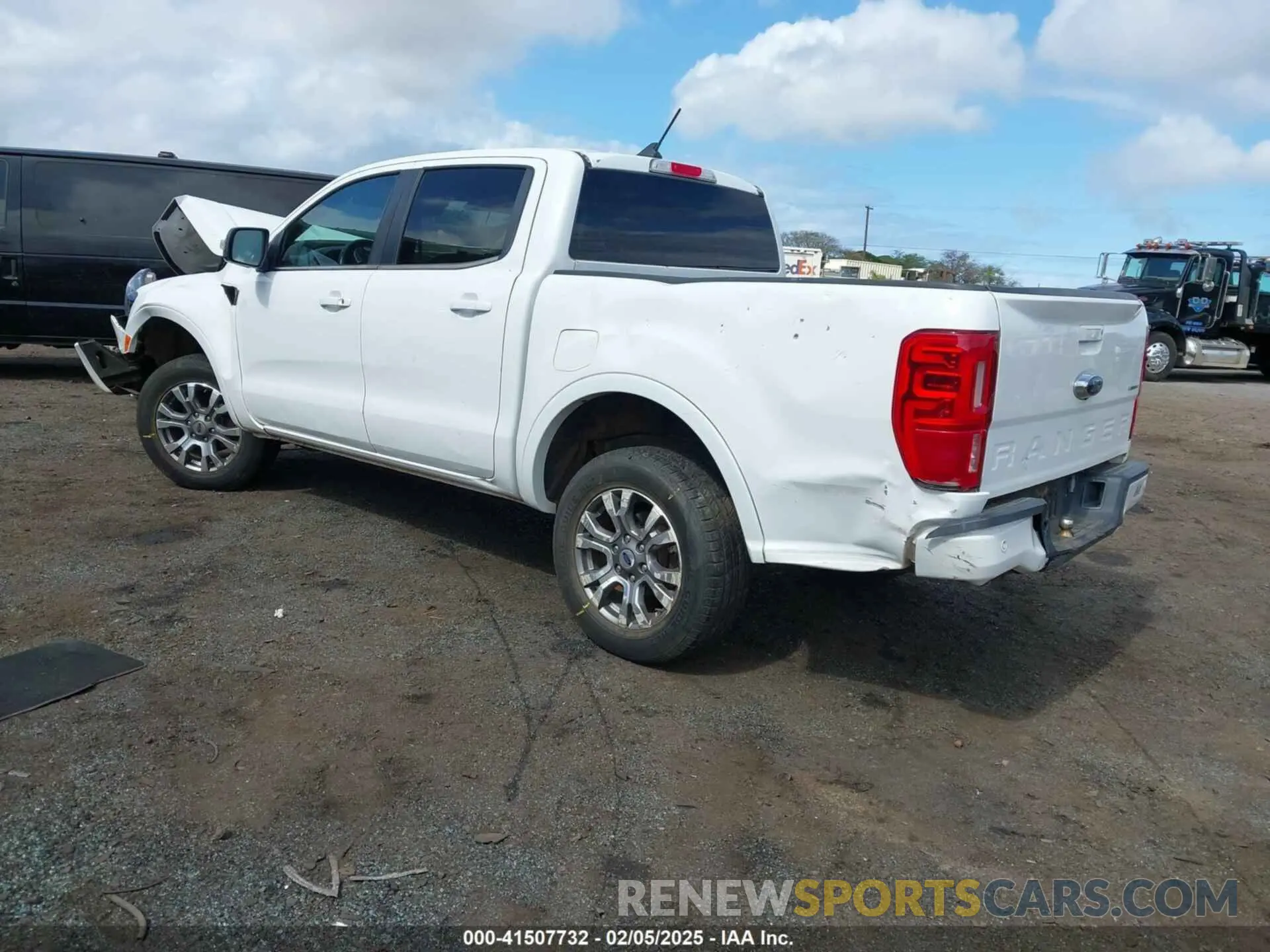 3 fotografías del automóvil dañado 1FTER4EH8LLA09324 FORD RANGER 2020