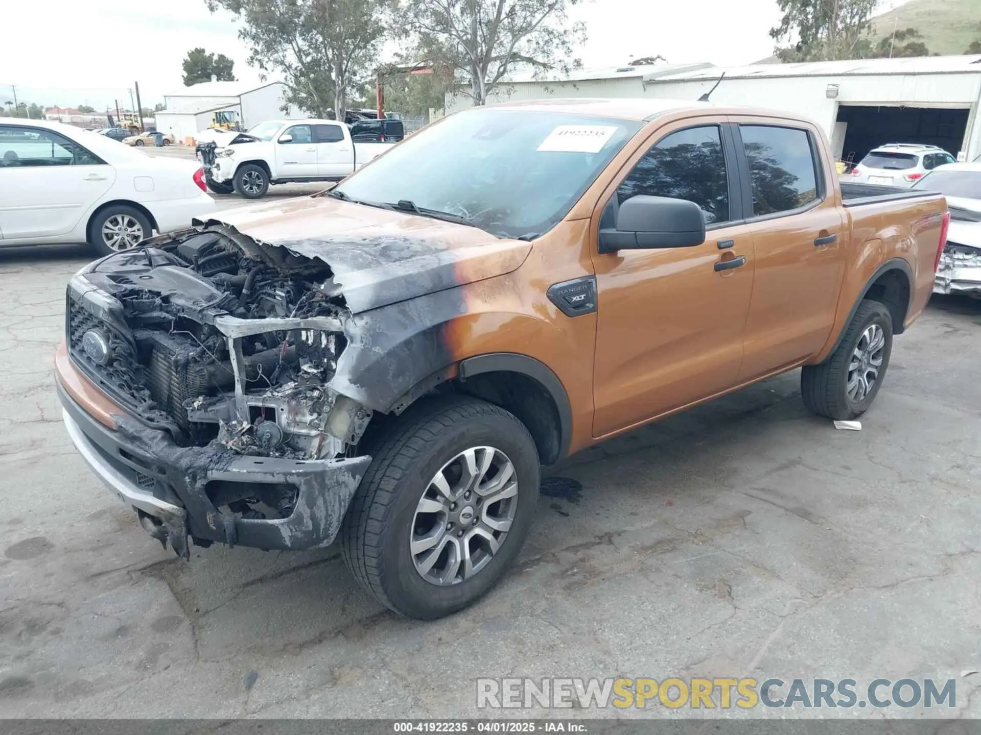 2 fotografías del automóvil dañado 1FTER4EH9LLA12104 FORD RANGER 2020