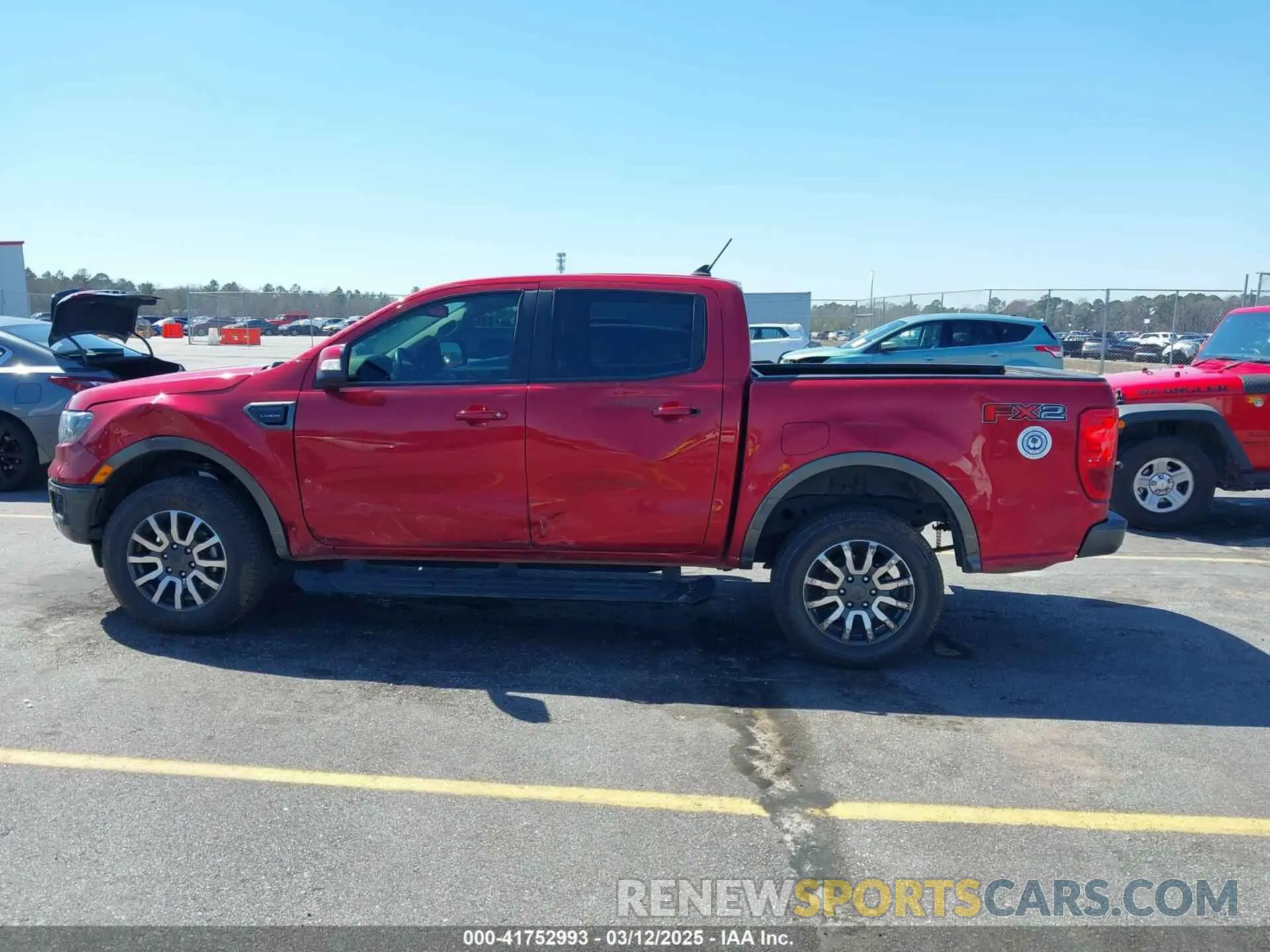 14 fotografías del automóvil dañado 1FTER4EHXLLA00852 FORD RANGER 2020