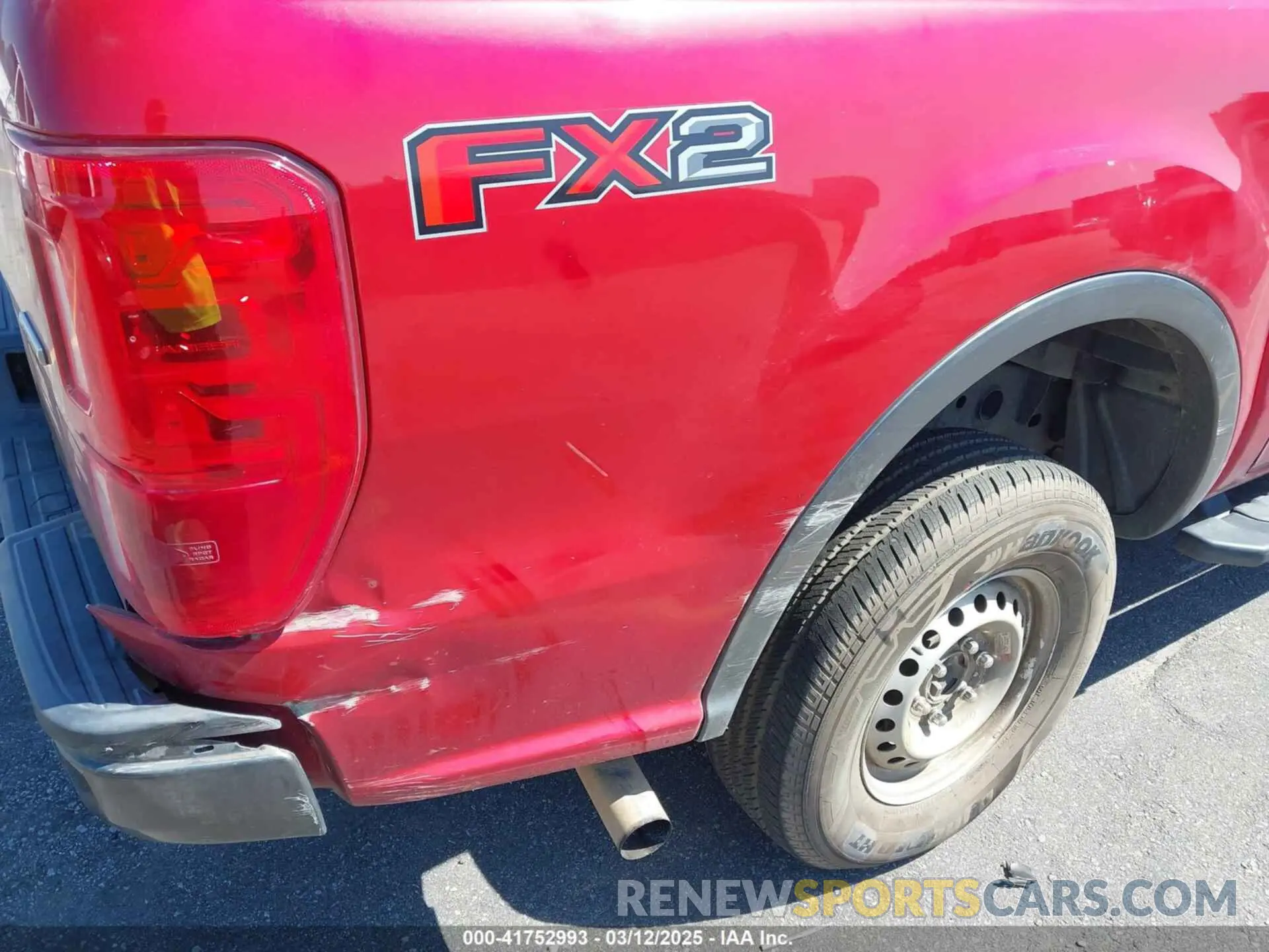 19 fotografías del automóvil dañado 1FTER4EHXLLA00852 FORD RANGER 2020