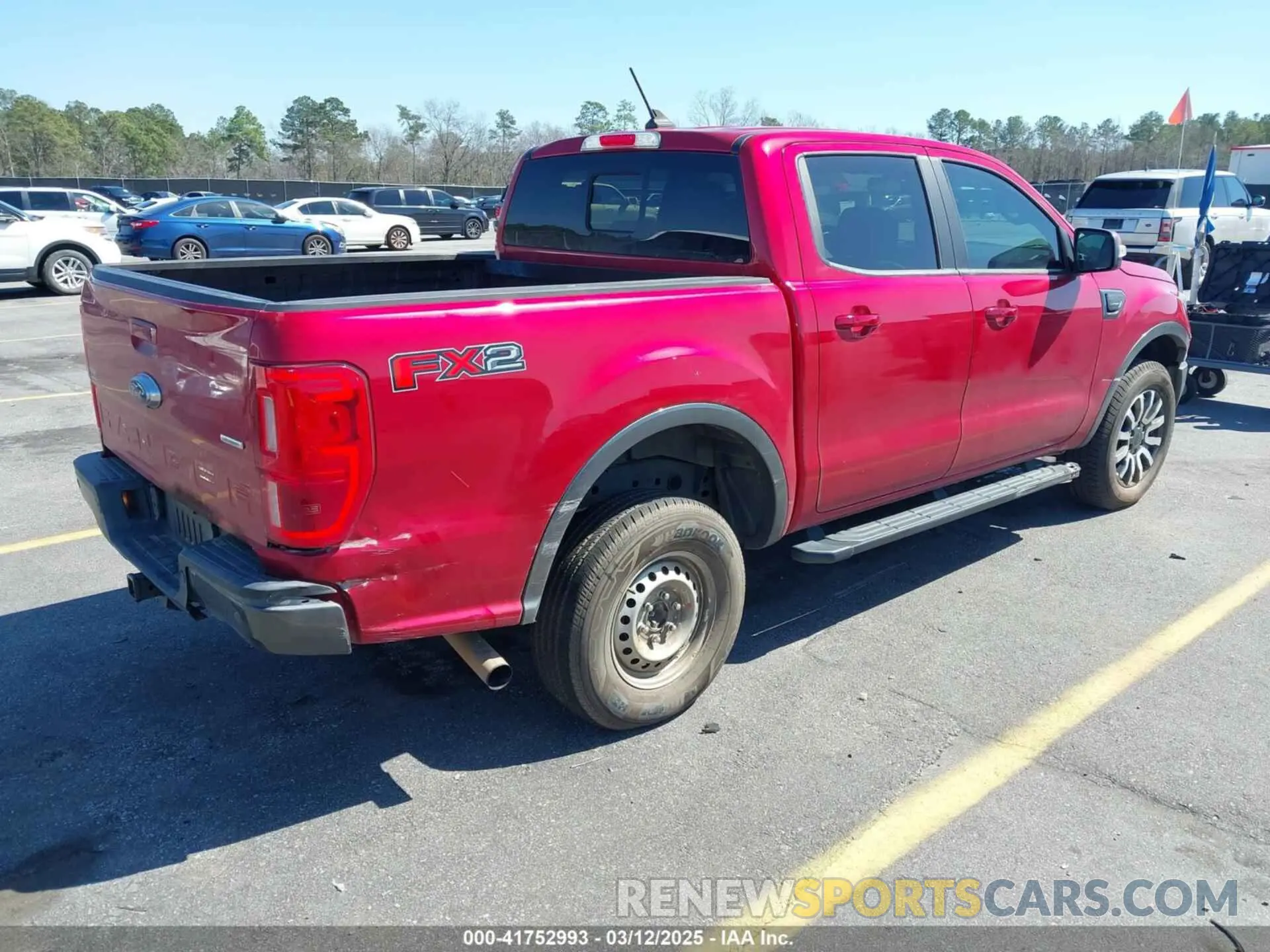 4 fotografías del automóvil dañado 1FTER4EHXLLA00852 FORD RANGER 2020