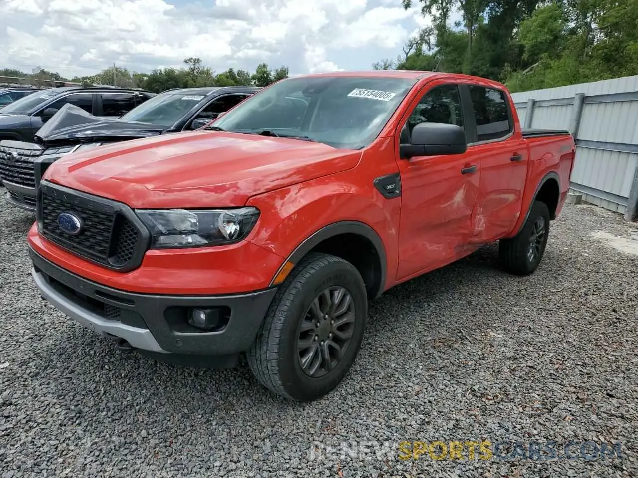 1 fotografías del automóvil dañado 1FTER4EHXLLA66110 FORD RANGER 2020