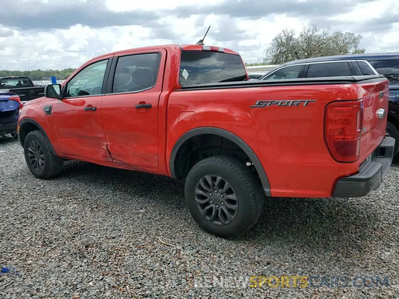 2 fotografías del automóvil dañado 1FTER4EHXLLA66110 FORD RANGER 2020