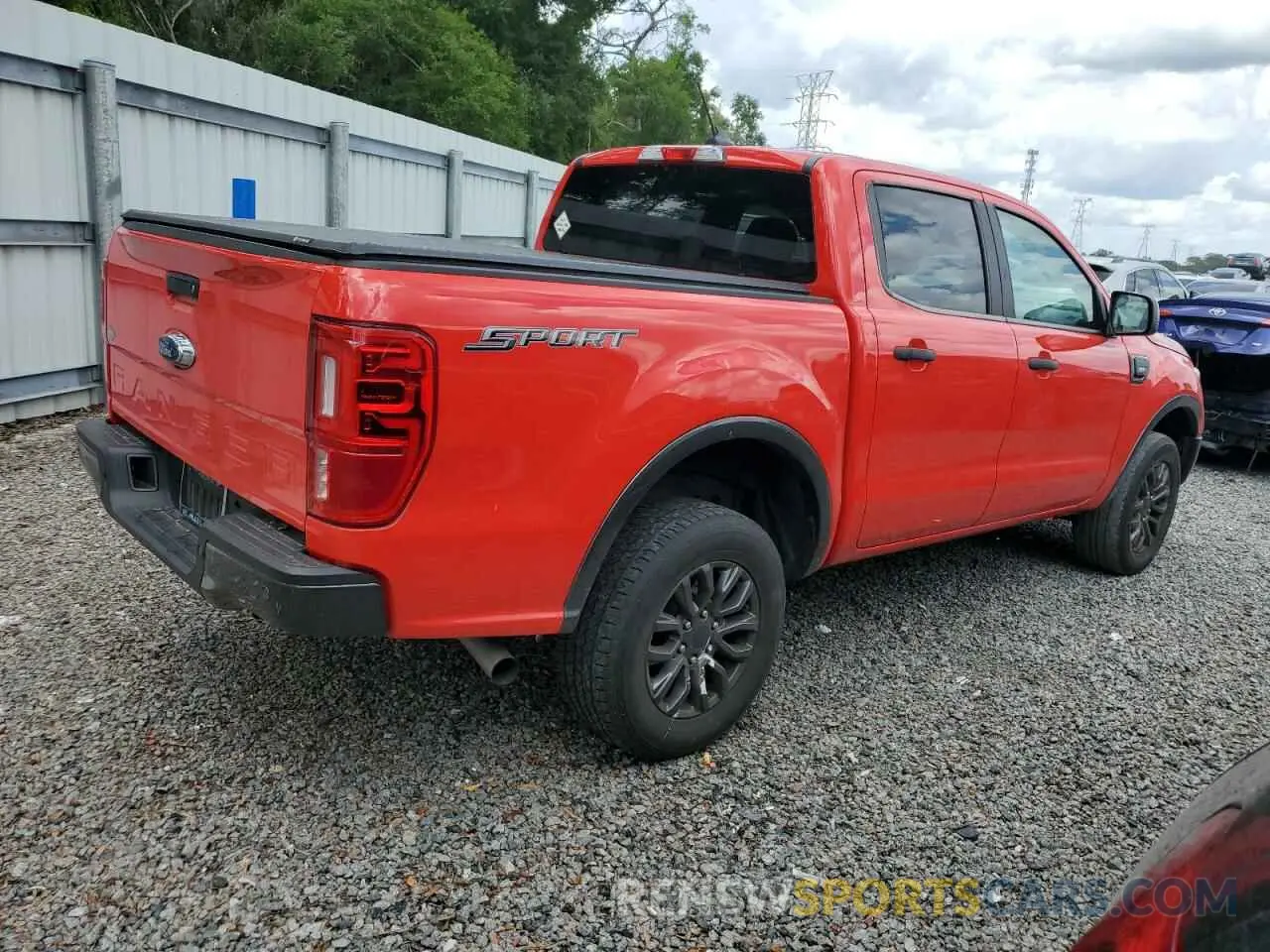 3 fotografías del automóvil dañado 1FTER4EHXLLA66110 FORD RANGER 2020