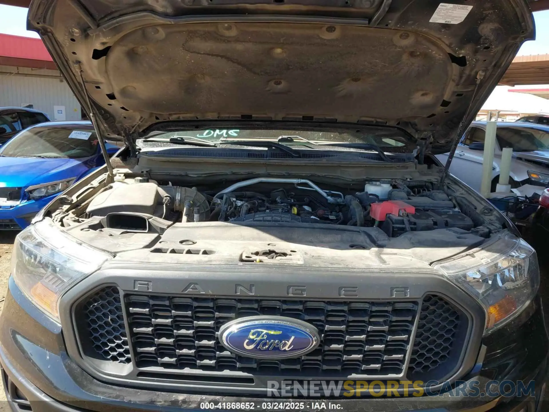 10 fotografías del automóvil dañado 1FTER4FH0LLA59150 FORD RANGER 2020