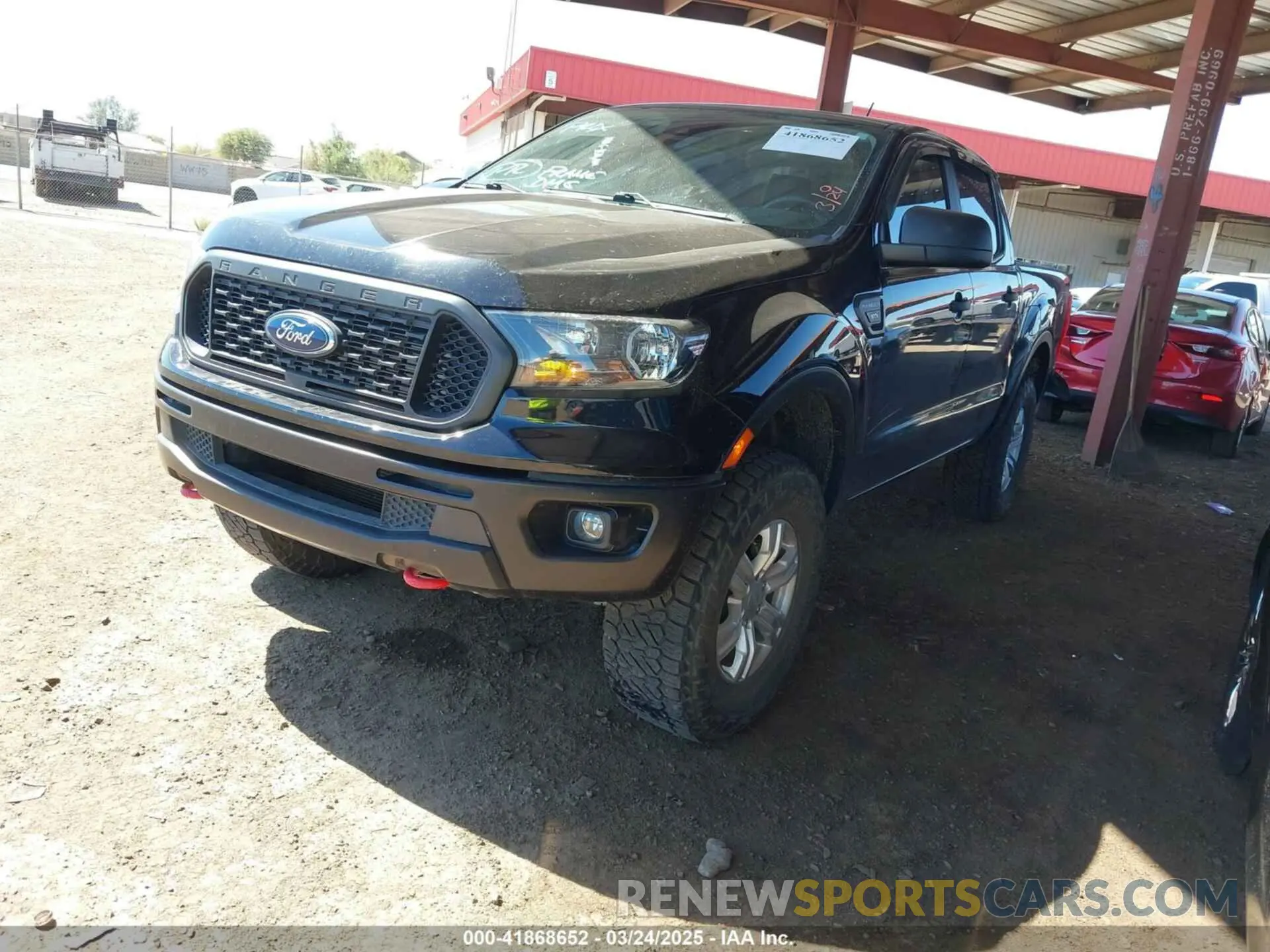 2 fotografías del automóvil dañado 1FTER4FH0LLA59150 FORD RANGER 2020