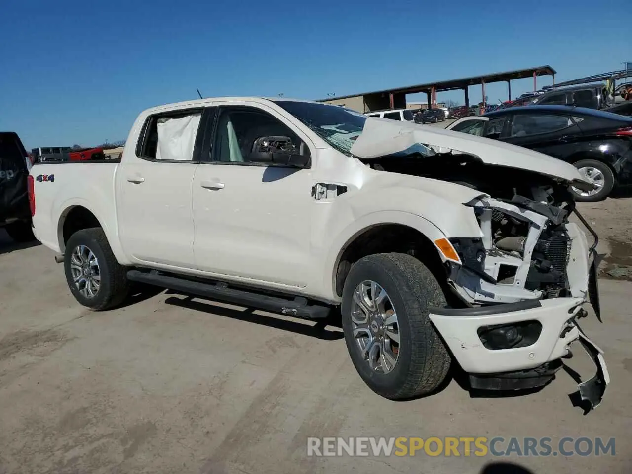 4 fotografías del automóvil dañado 1FTER4FH2LLA06109 FORD RANGER 2020