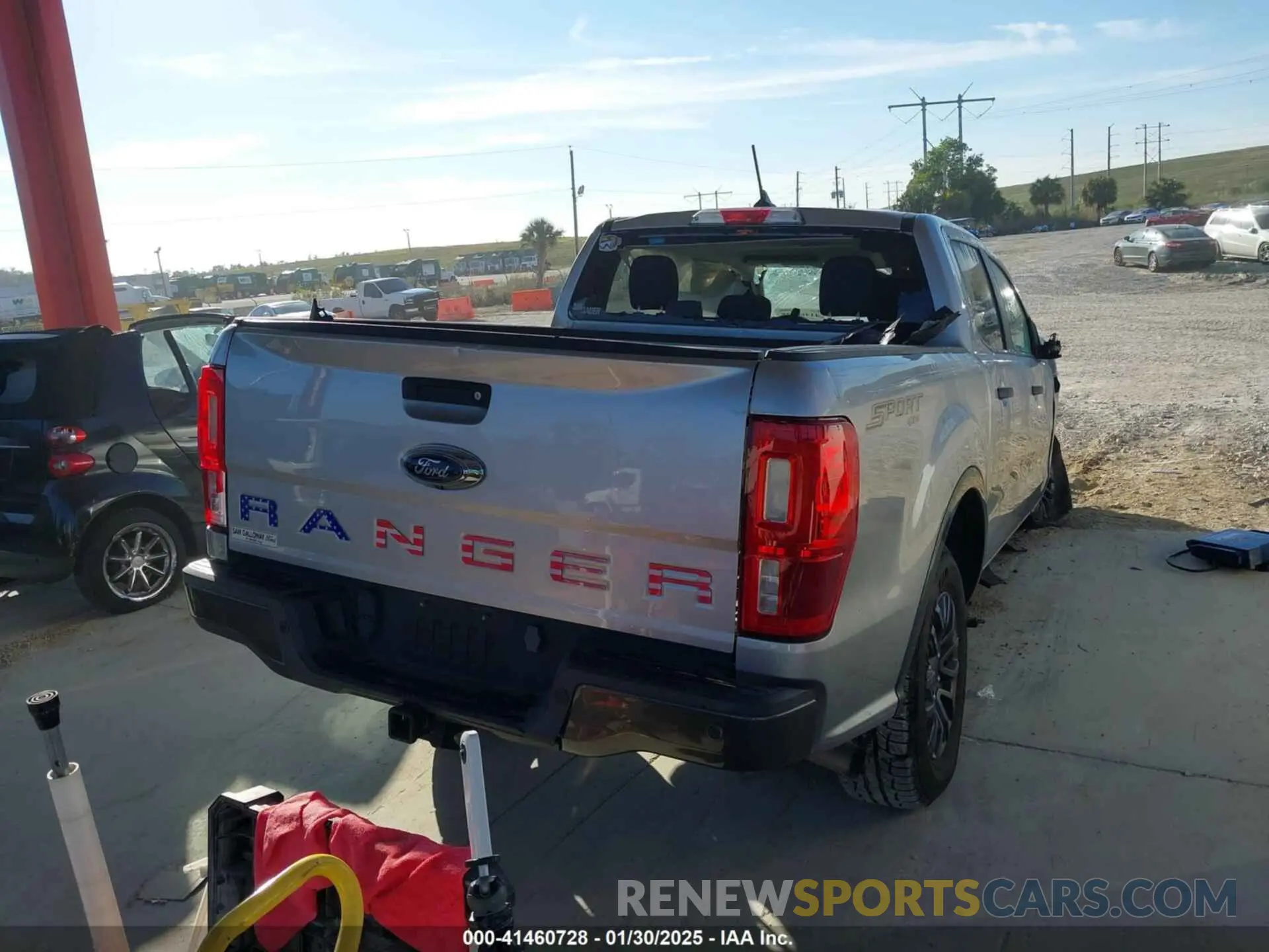 4 fotografías del automóvil dañado 1FTER4FH2LLA99486 FORD RANGER 2020