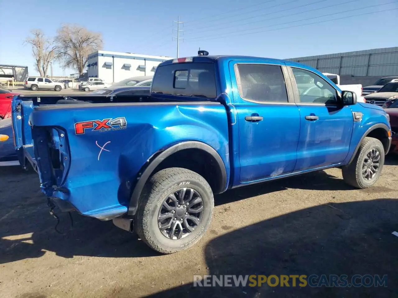 3 fotografías del automóvil dañado 1FTER4FH3LLA64245 FORD RANGER 2020