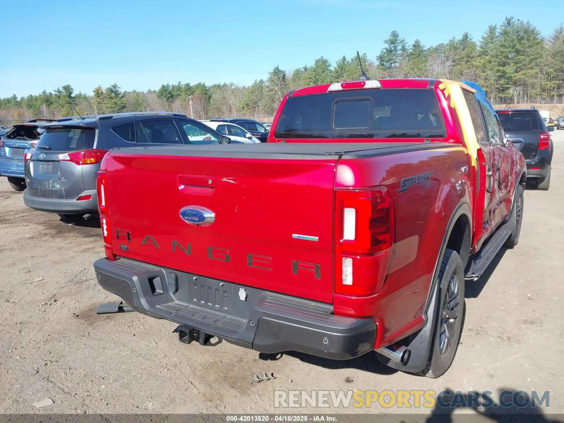 16 fotografías del automóvil dañado 1FTER4FH4LLA46627 FORD RANGER 2020