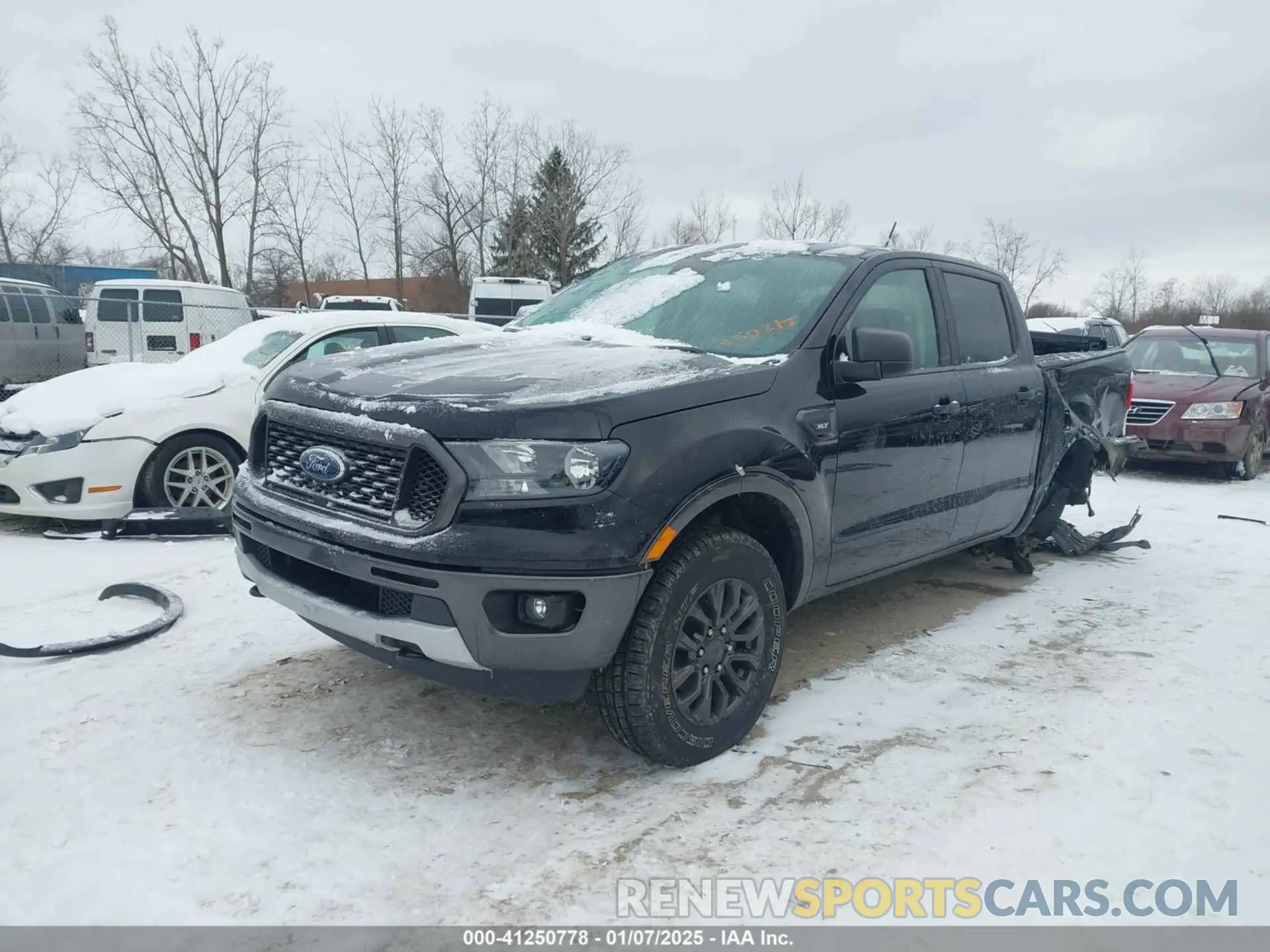 2 fotografías del automóvil dañado 1FTER4FH5LLA50217 FORD RANGER 2020