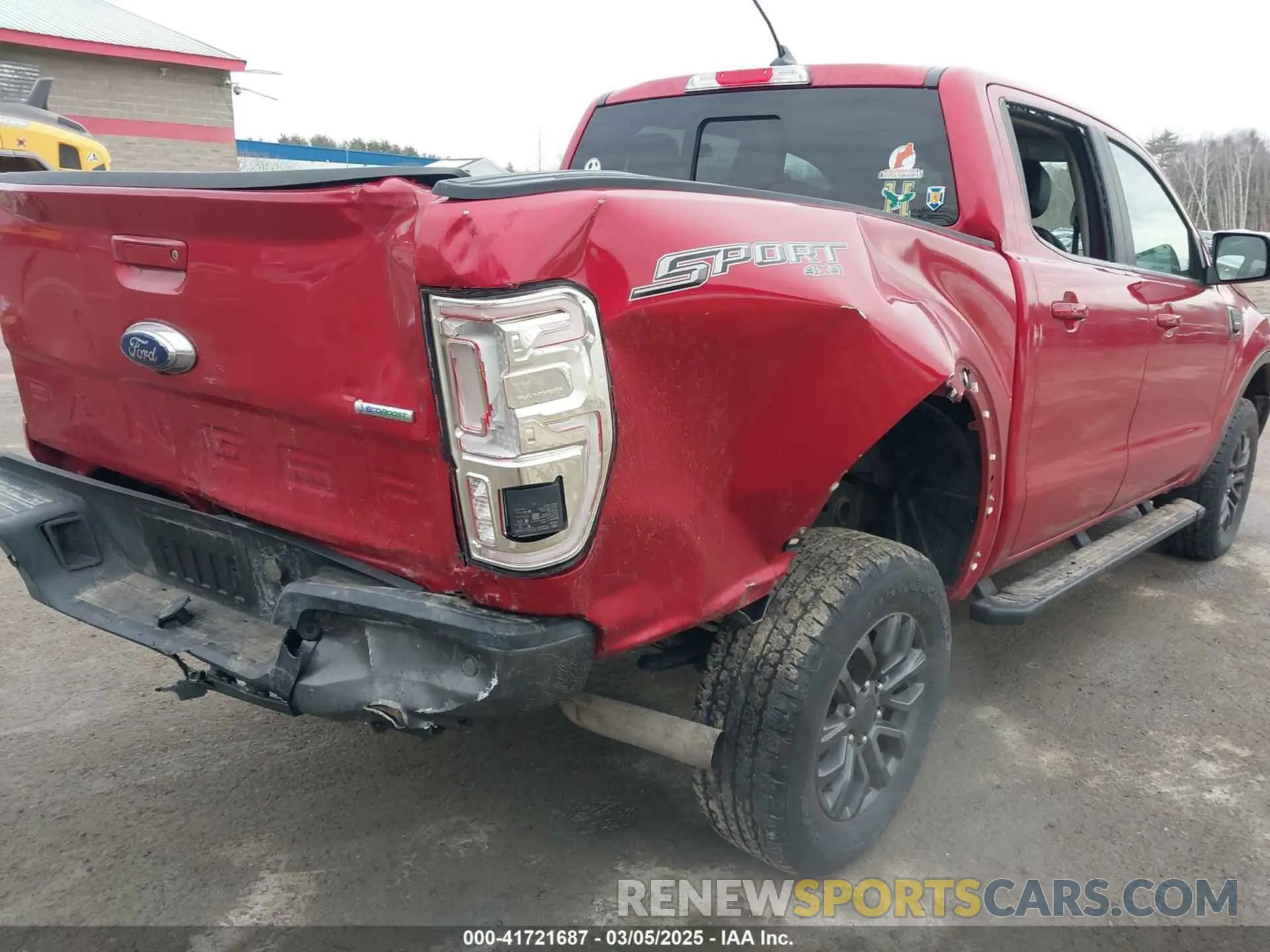 6 fotografías del automóvil dañado 1FTER4FH5LLA59886 FORD RANGER 2020
