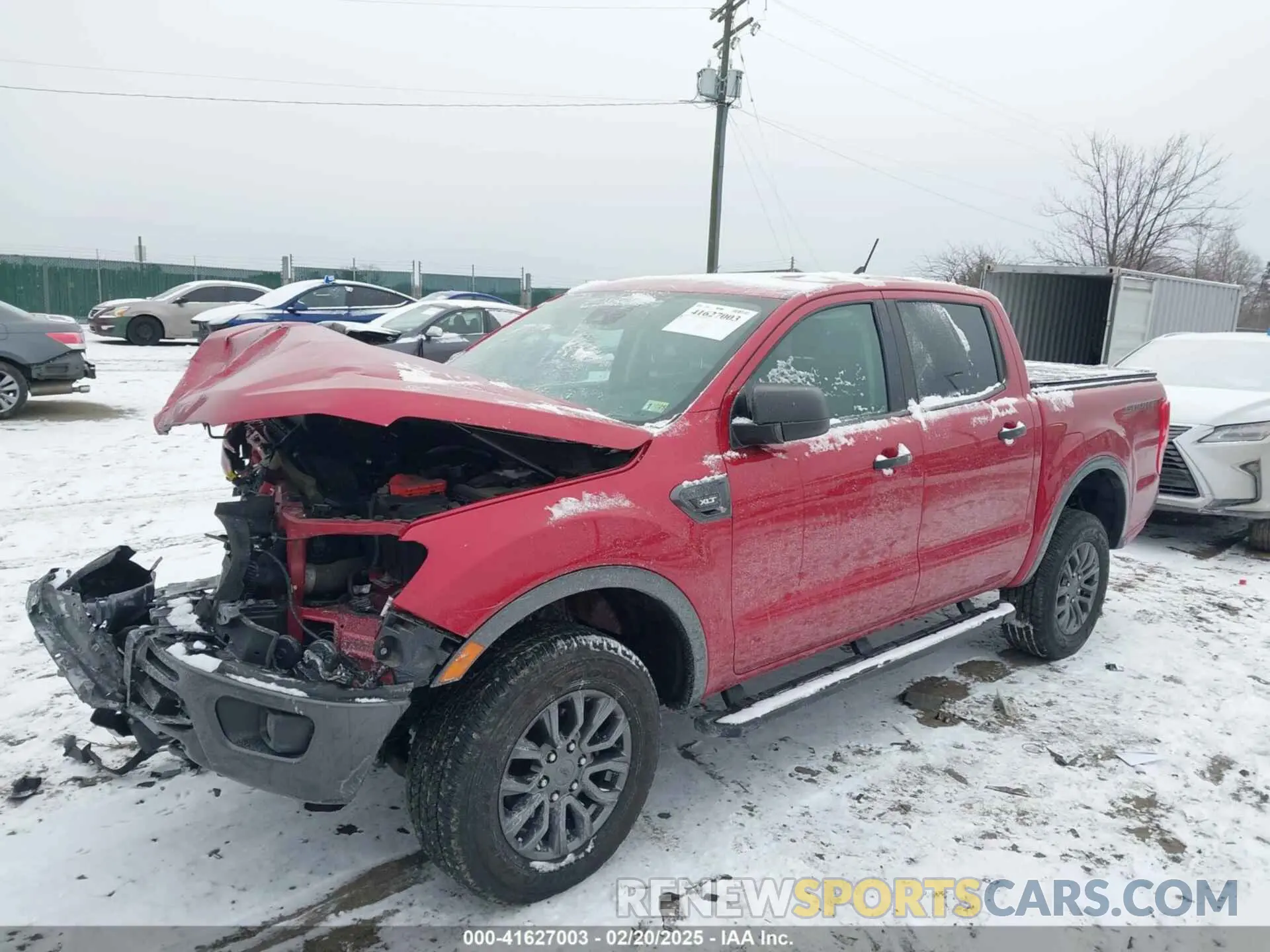 2 fotografías del automóvil dañado 1FTER4FH6LLA97899 FORD RANGER 2020