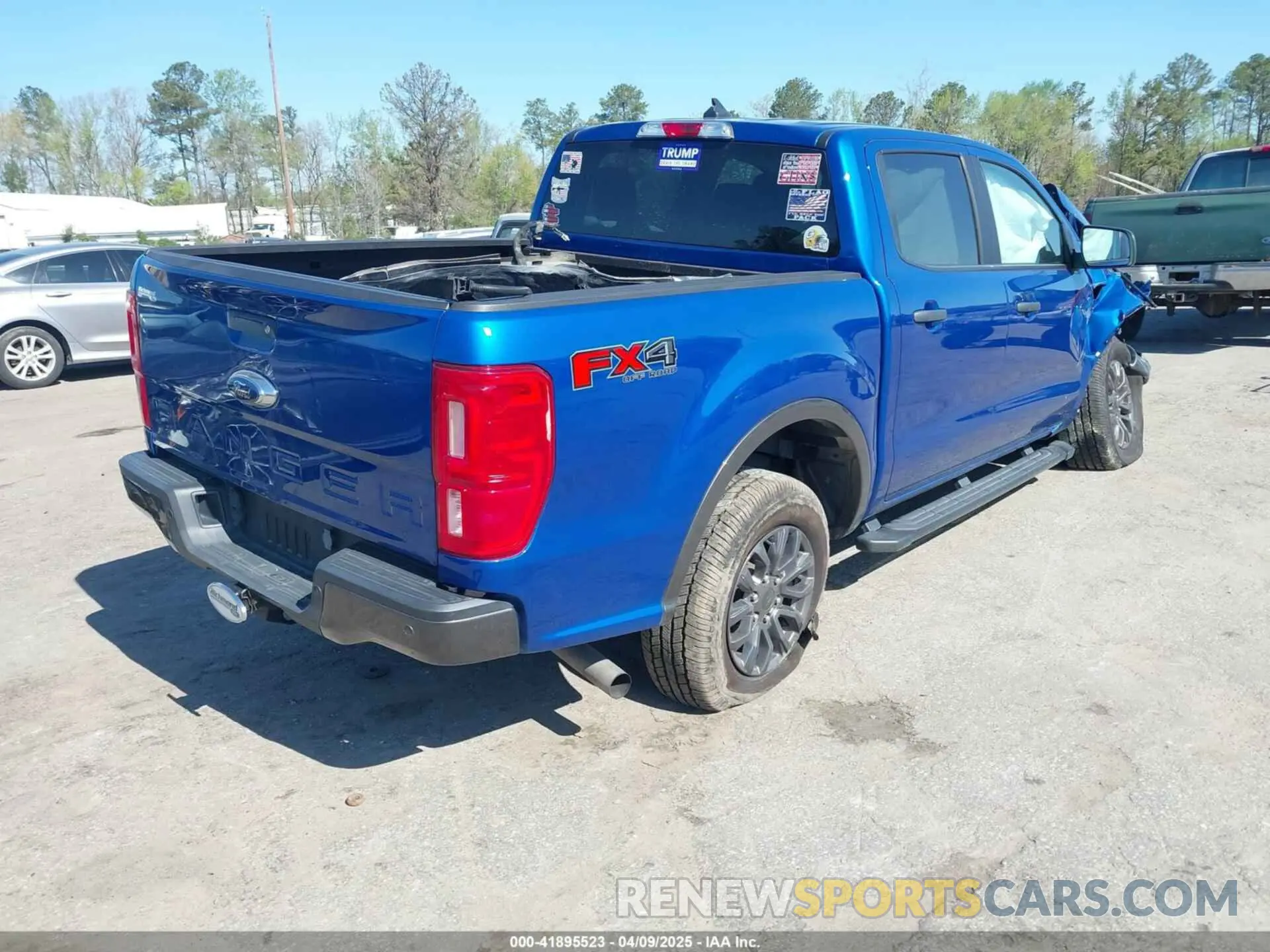 4 fotografías del automóvil dañado 1FTER4FH7LLA84630 FORD RANGER 2020
