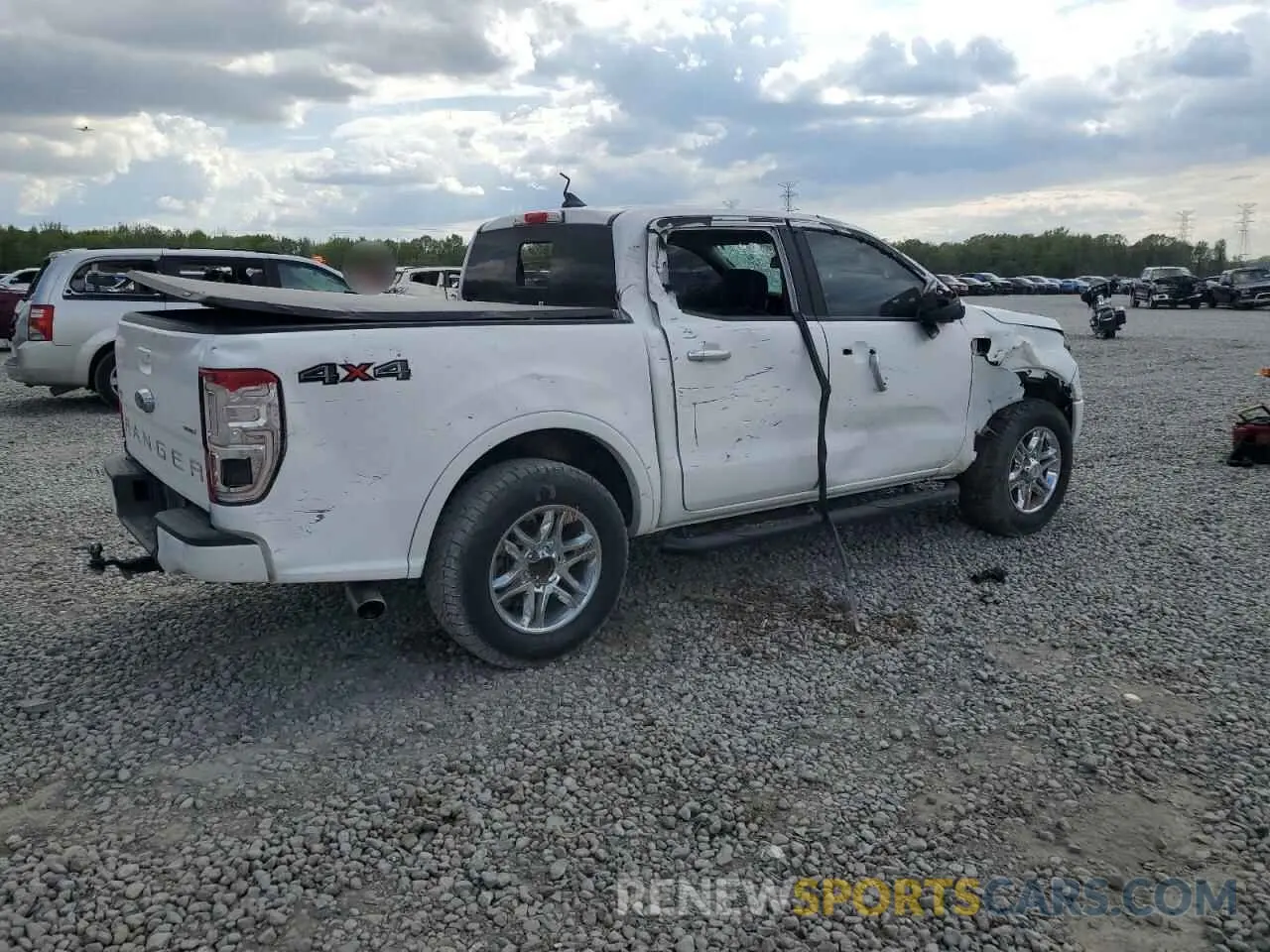 3 fotografías del automóvil dañado 1FTER4FH9LLA04437 FORD RANGER 2020