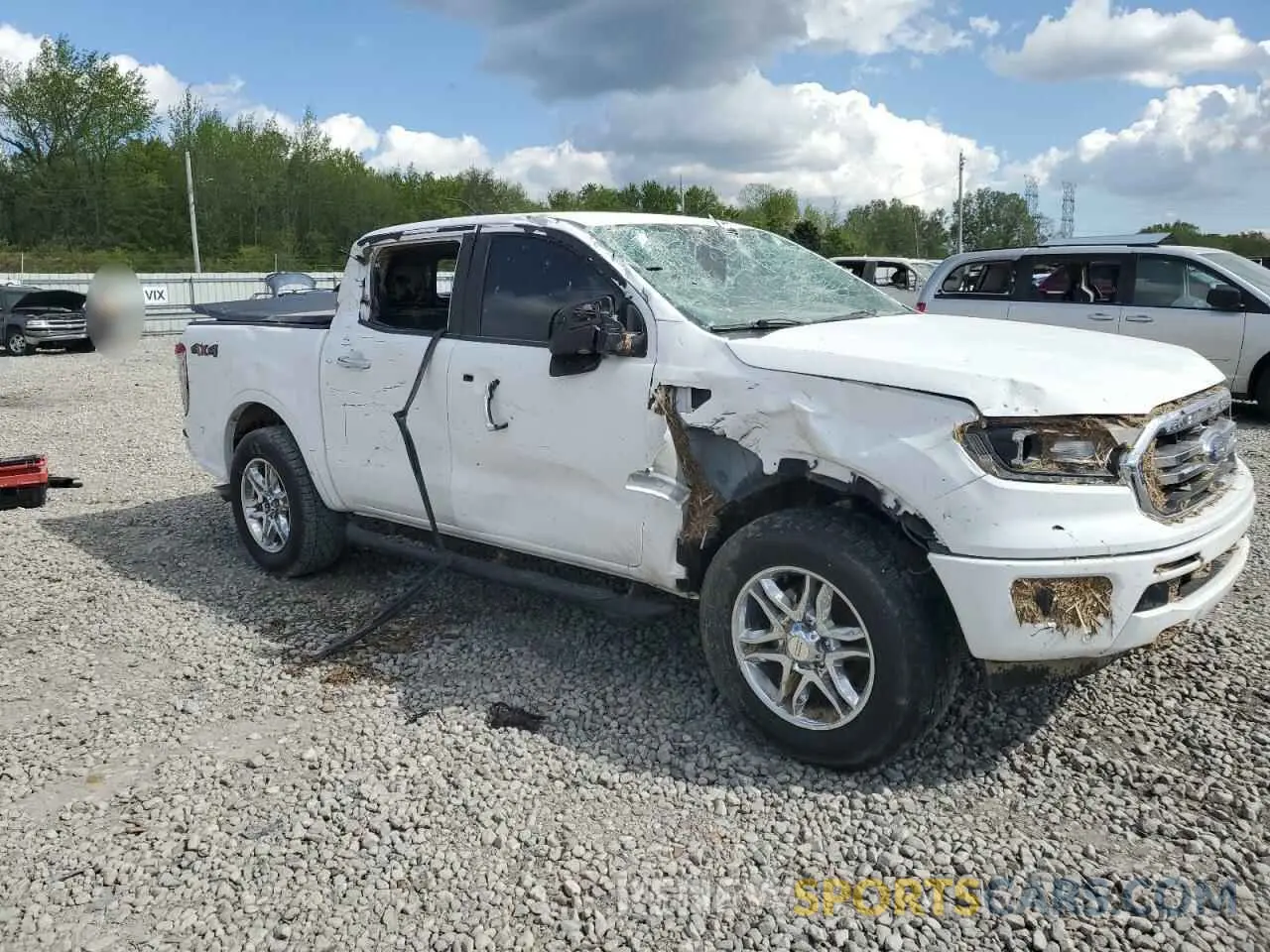 4 fotografías del automóvil dañado 1FTER4FH9LLA04437 FORD RANGER 2020
