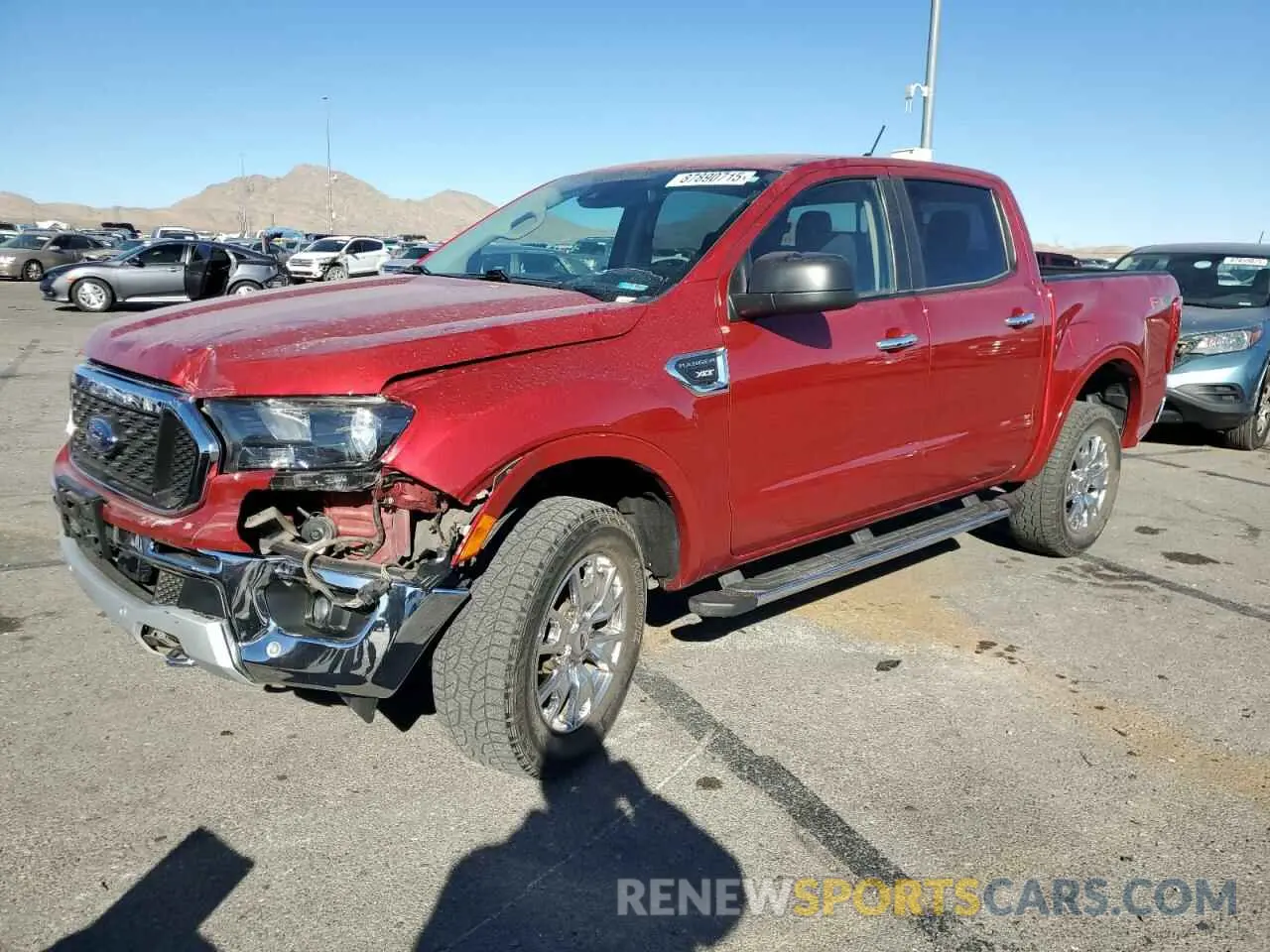 1 fotografías del automóvil dañado 1FTER4FH9LLA74391 FORD RANGER 2020
